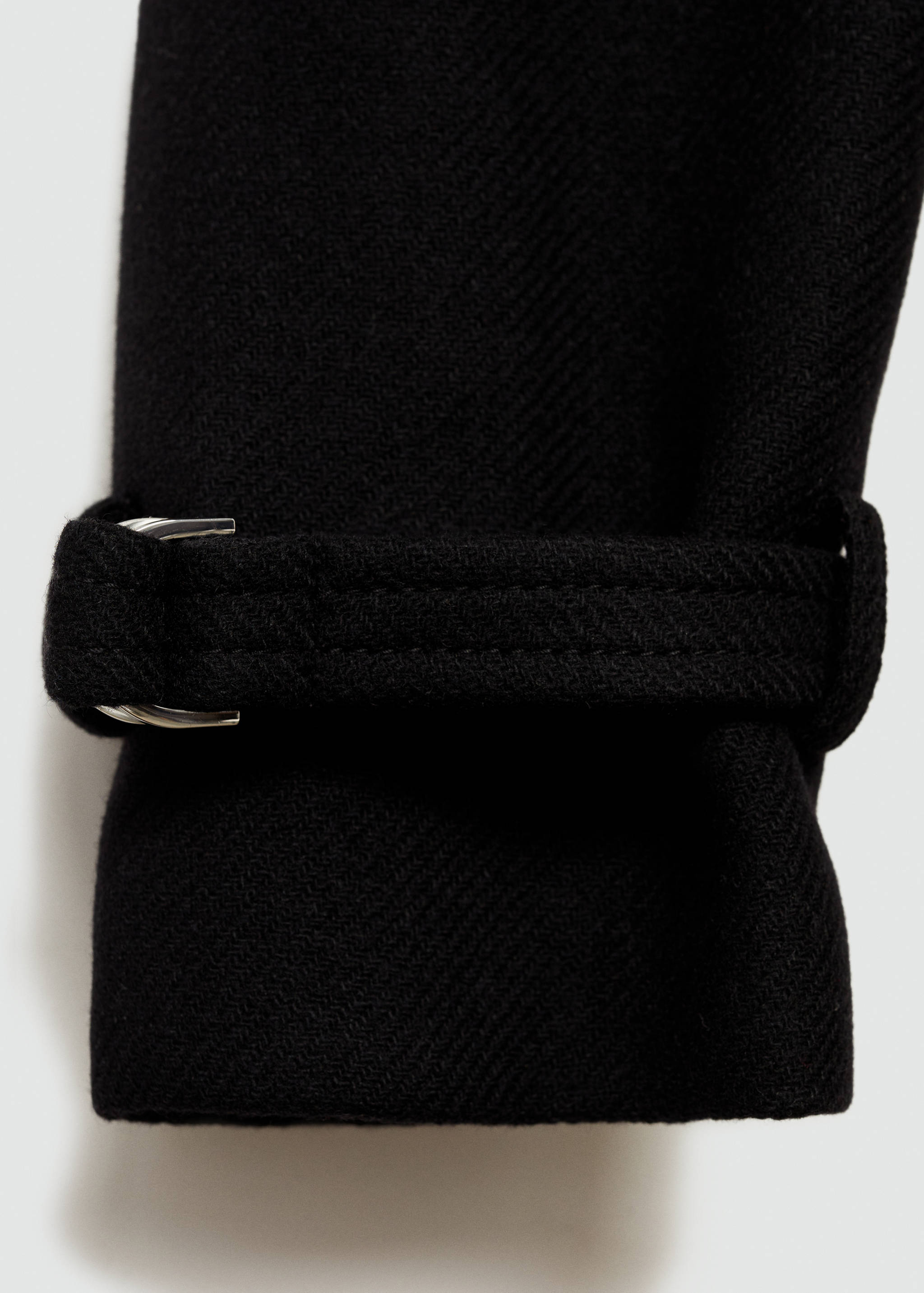 Manteco wool coat with oversized lapels - Details of the article 0