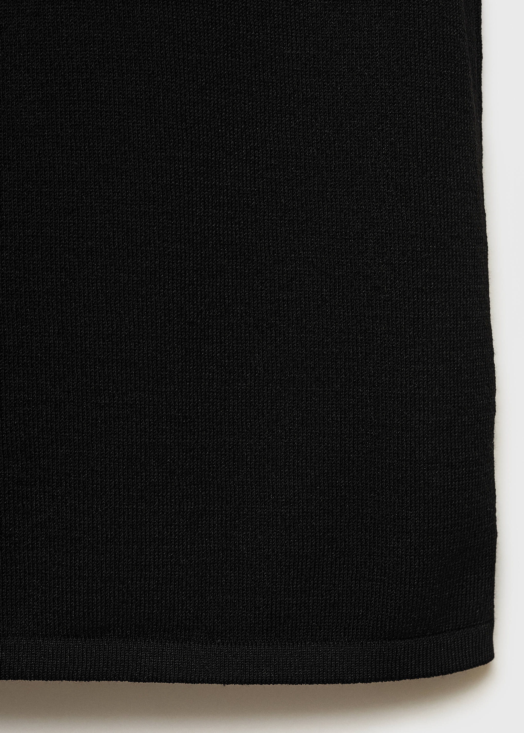 Трикотажный топ с воротником с отворотом - Деталь изделия 0