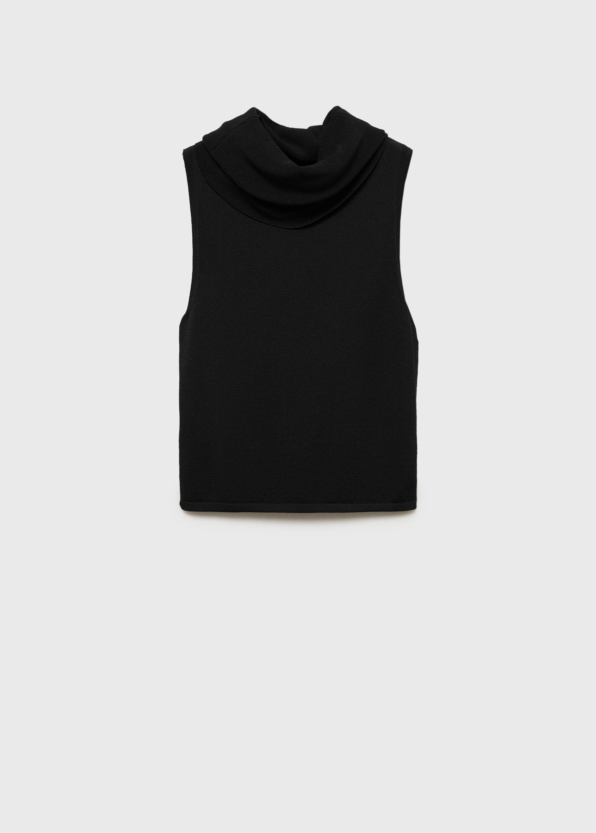 Turtleneck knit top - Article without model