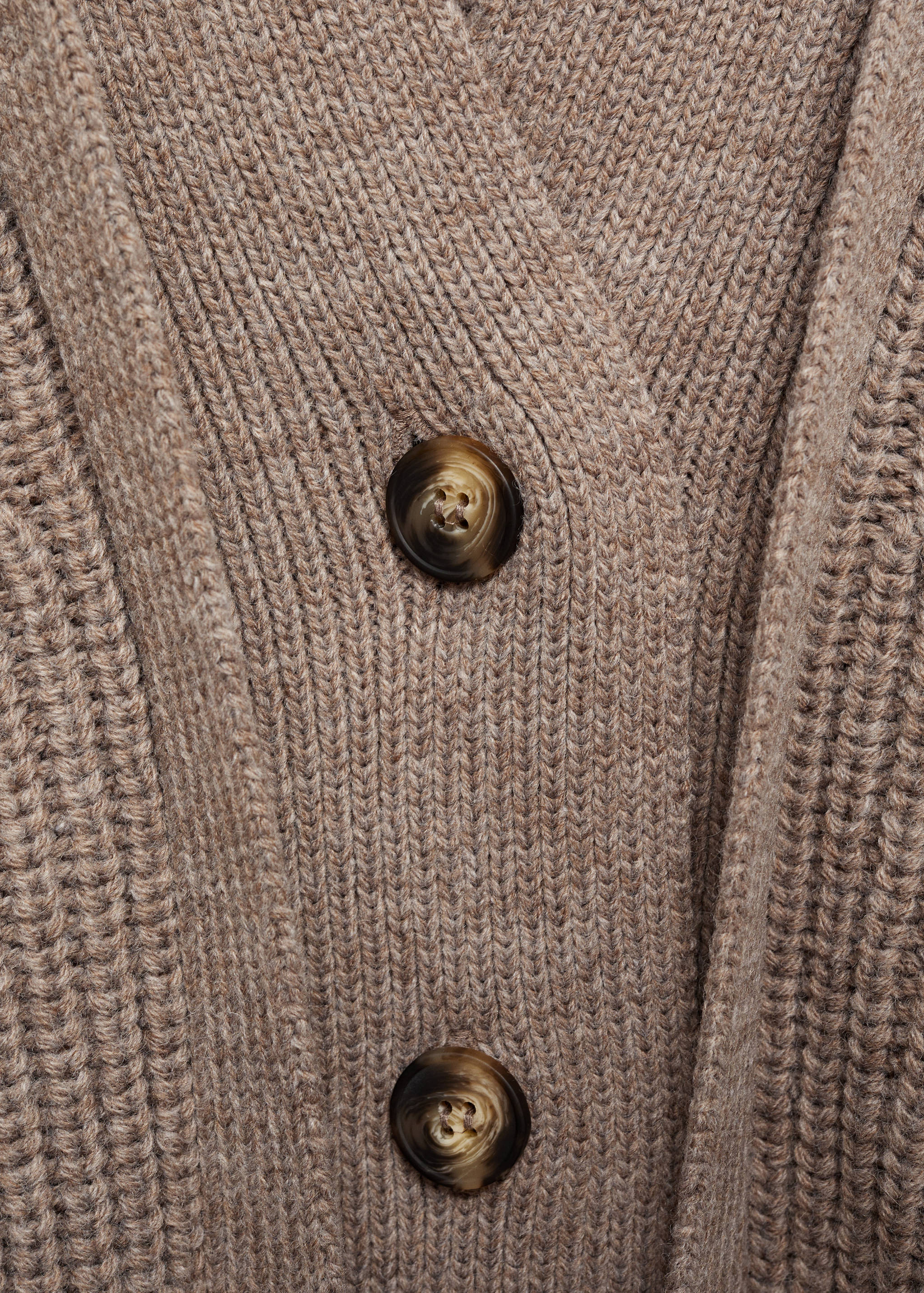 Oversized cardigan with buttons - Details of the article 8