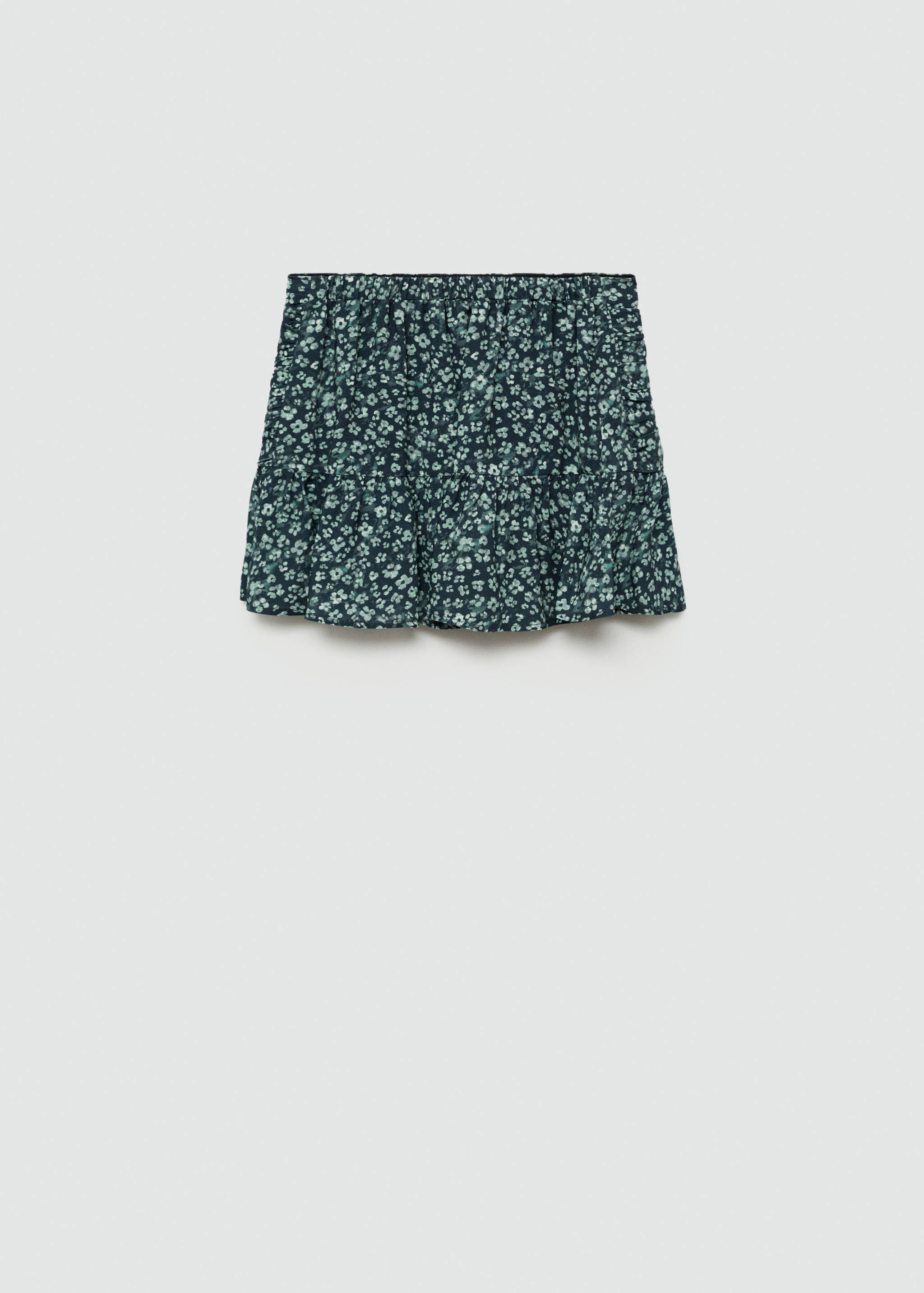 Floral print skirt - Reverse of the article