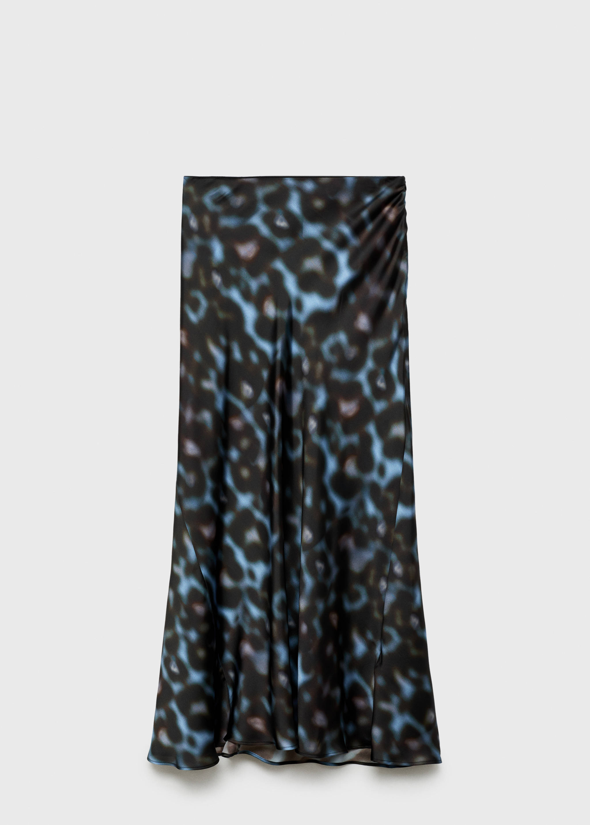 Printed satin skirt - Article without model