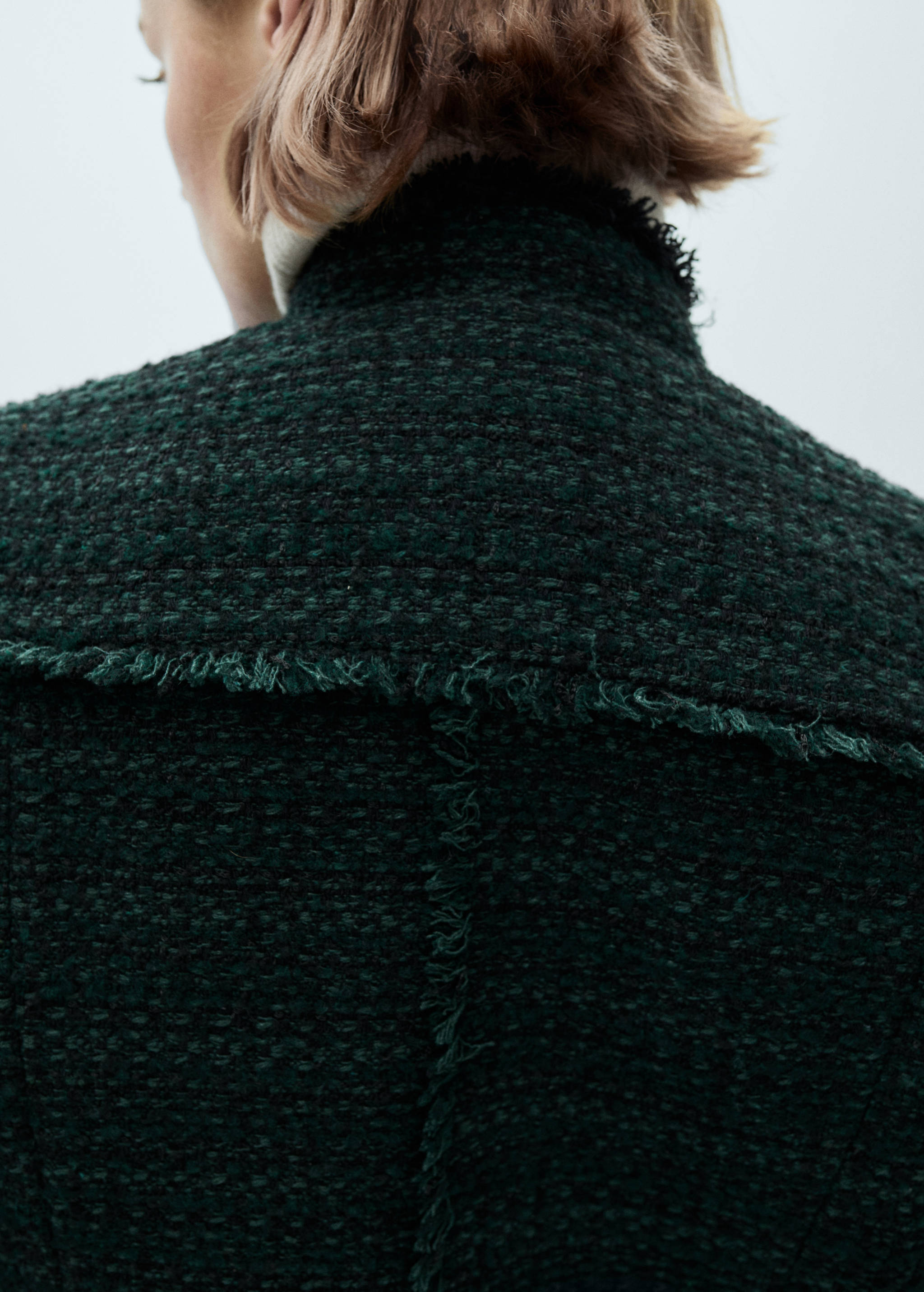 High-collar tweed jacket - Details of the article 6