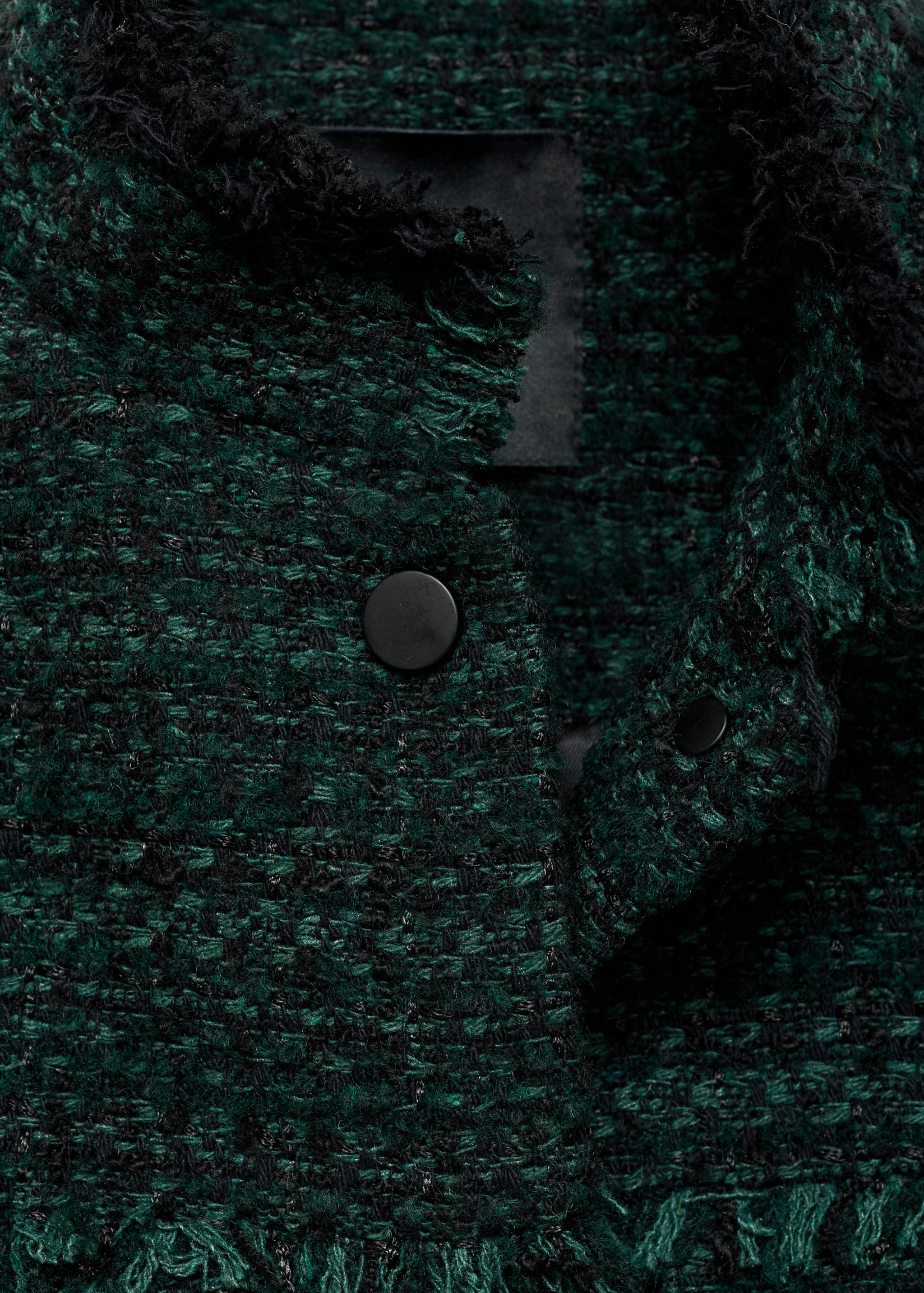 High-collar tweed jacket - Details of the article 8