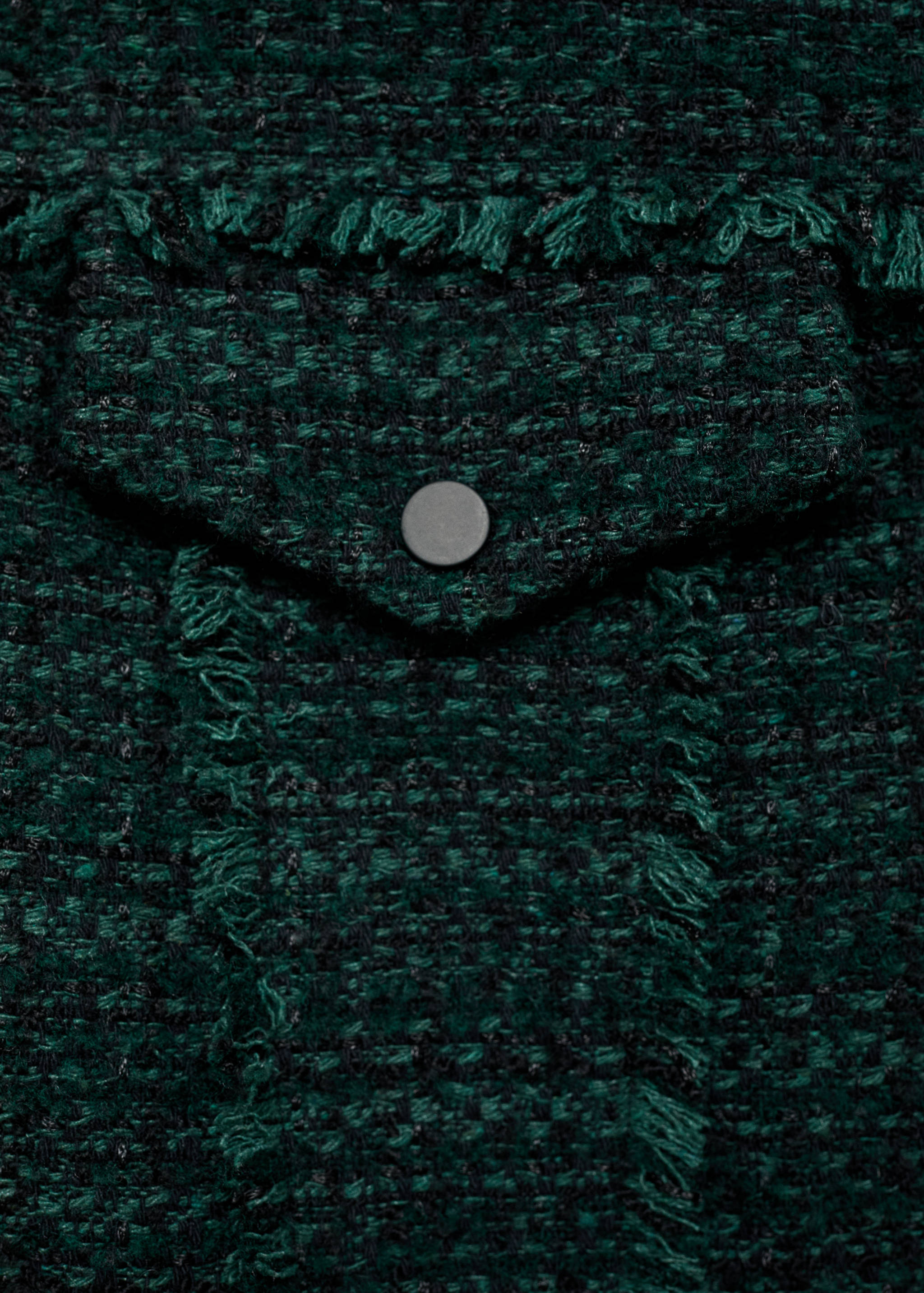 High-collar tweed jacket - Details of the article 0