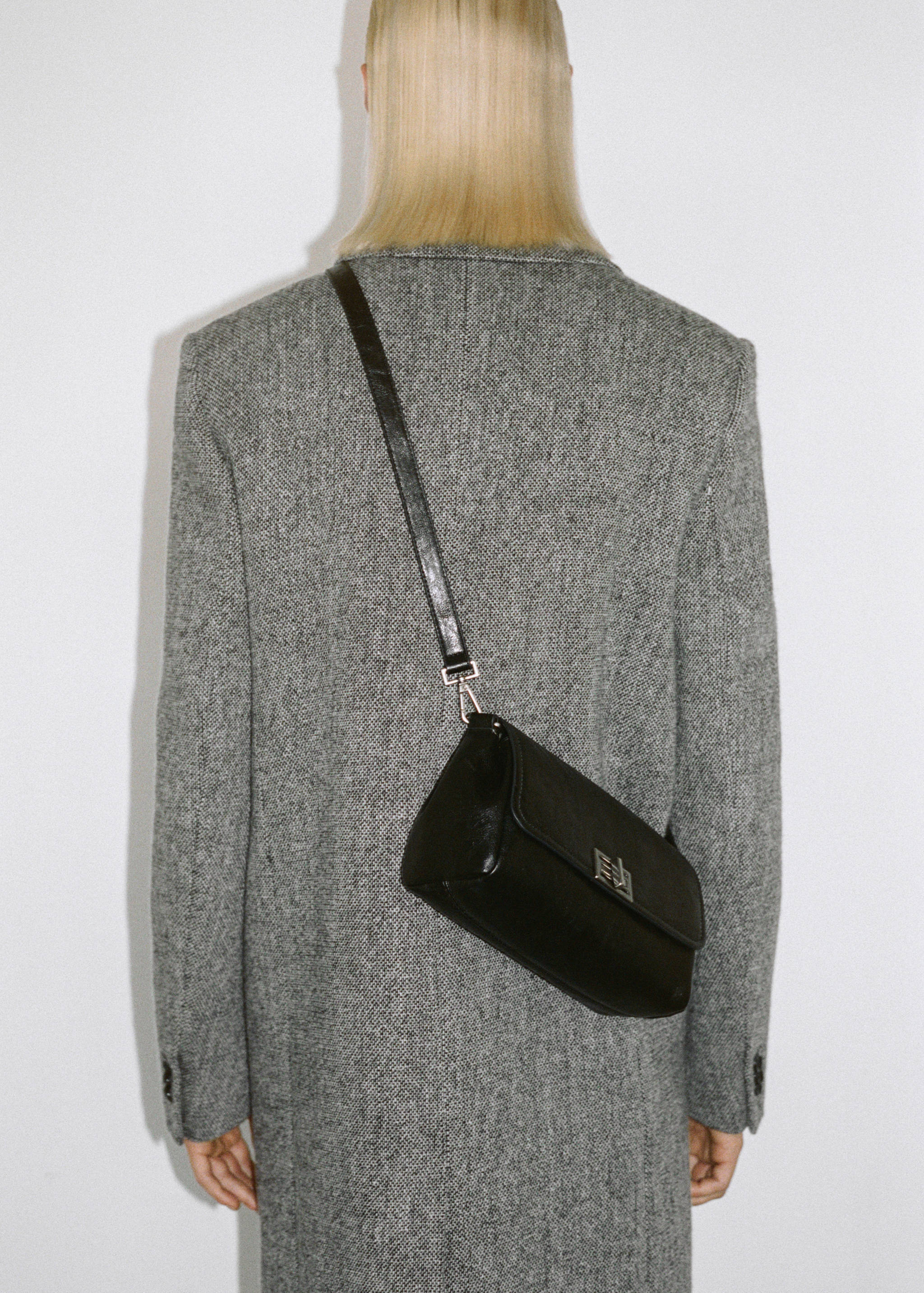 Flecked wool-blend coat - Details of the article 7