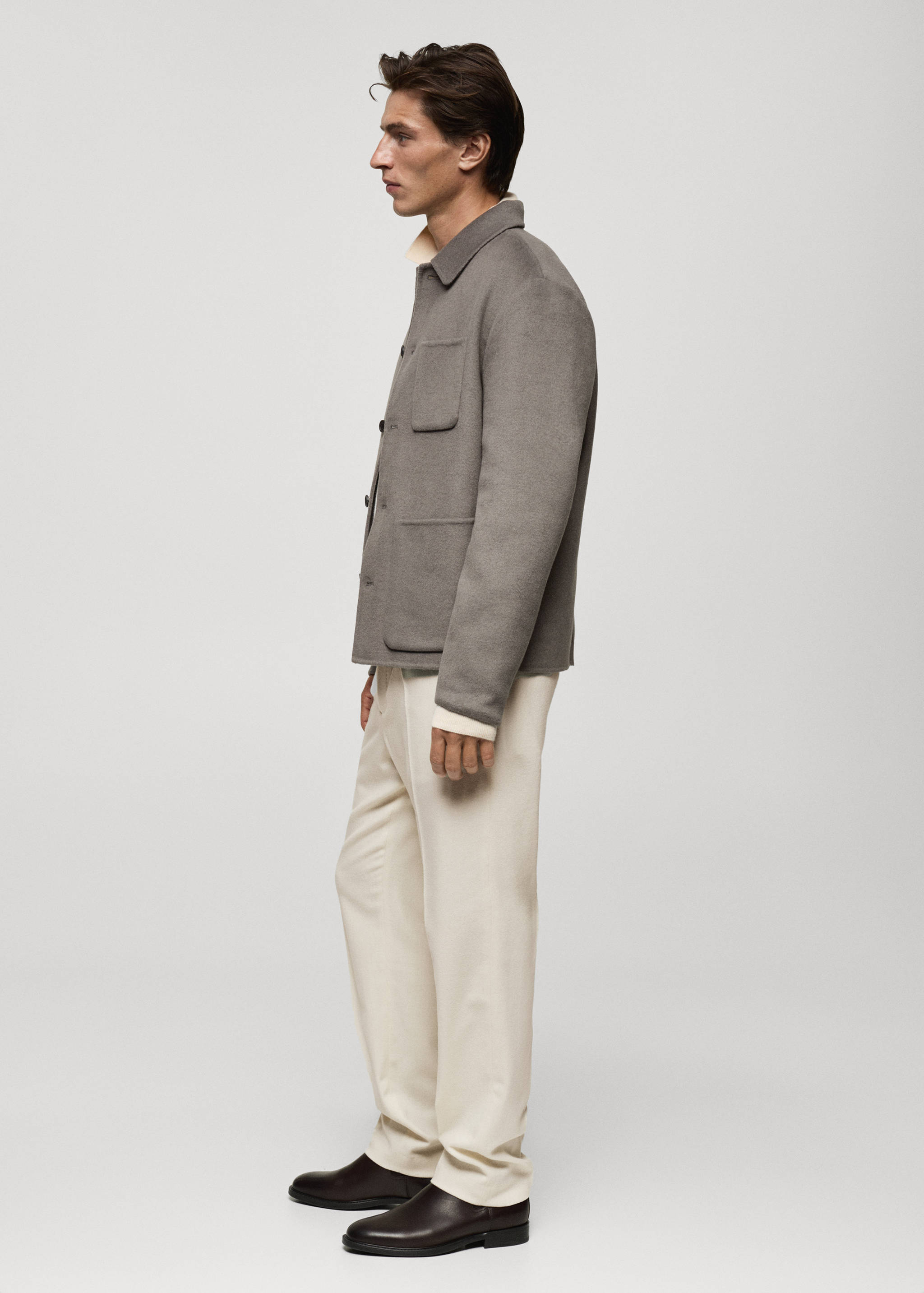 Surchemise laine faite main poches - Détail de l'article 2