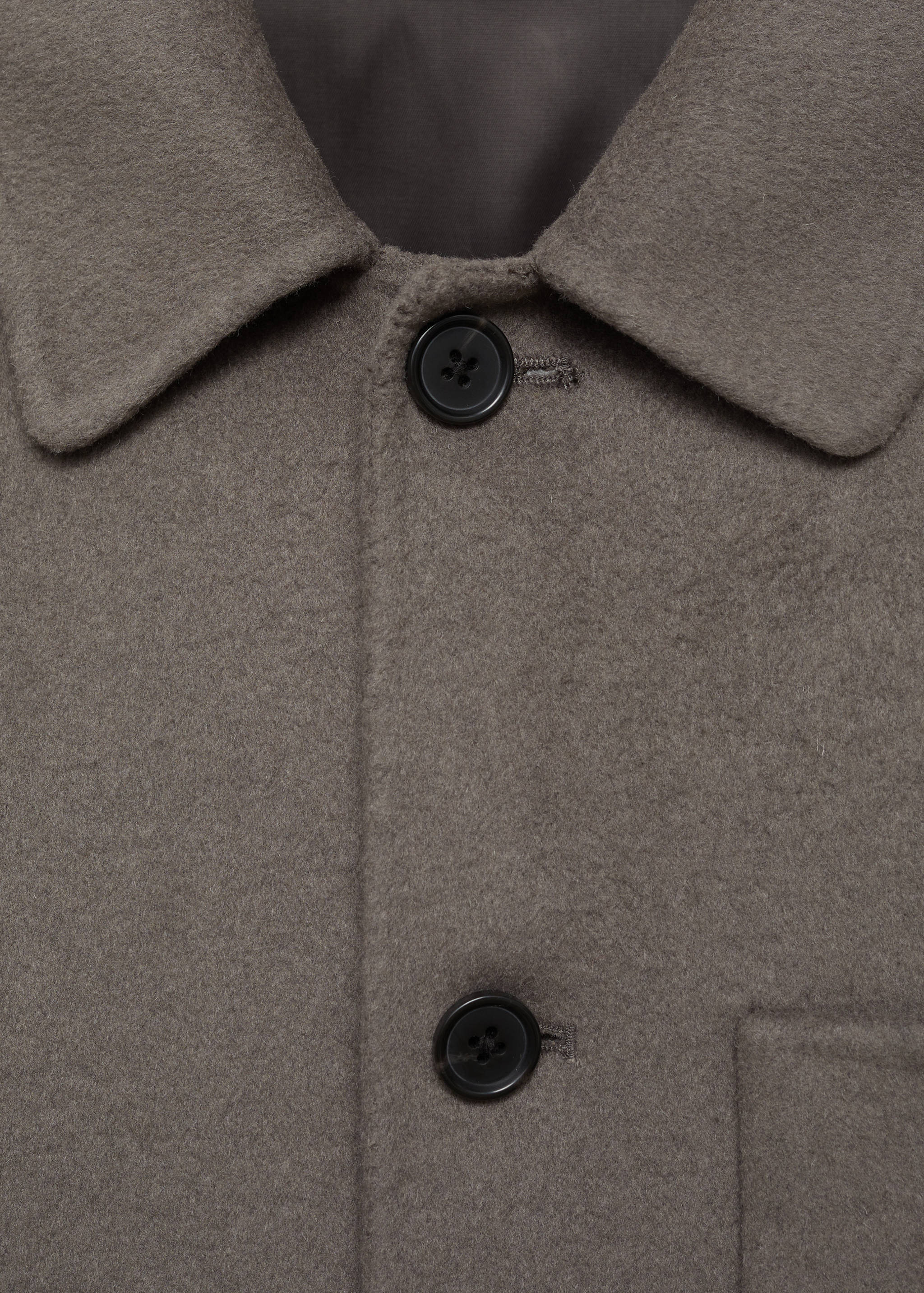 Surchemise laine faite main poches - Détail de l'article 8