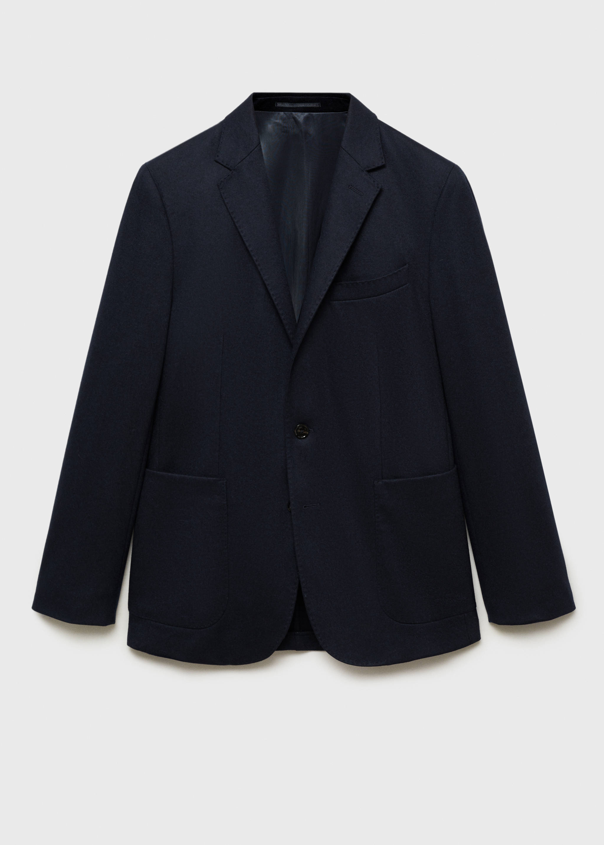 سترة مصممة من الصوف الخام - منتج دون نموذج