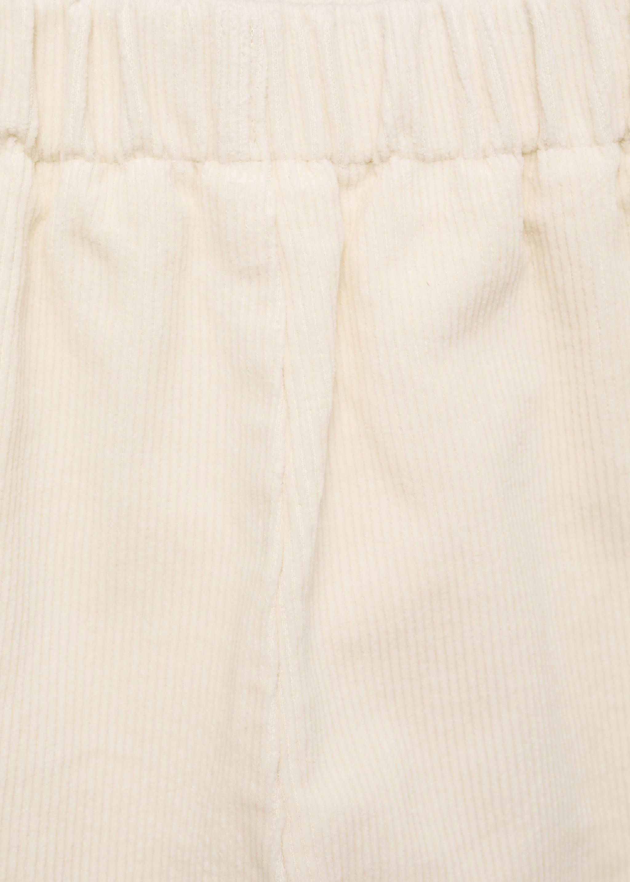 灯芯绒阔腿裤 - null