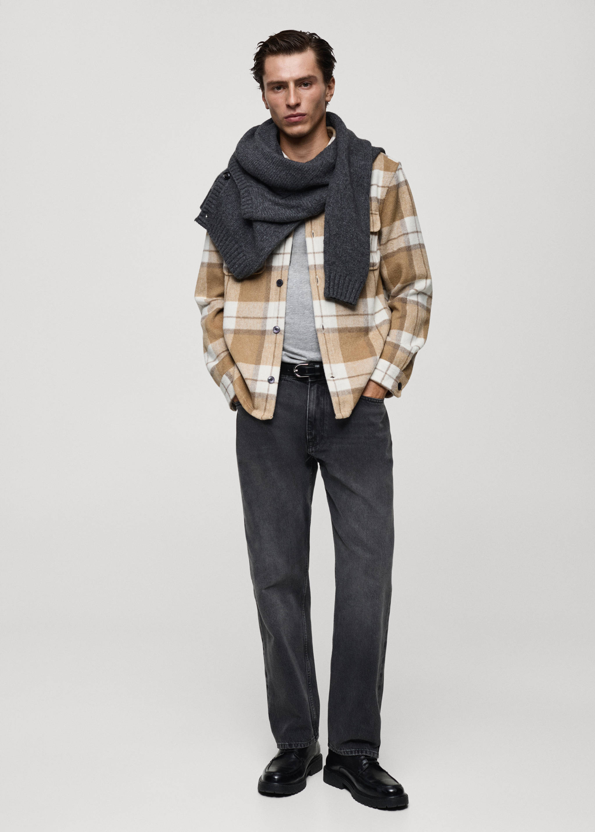 Surchemise flanelle carreaux - Plan général