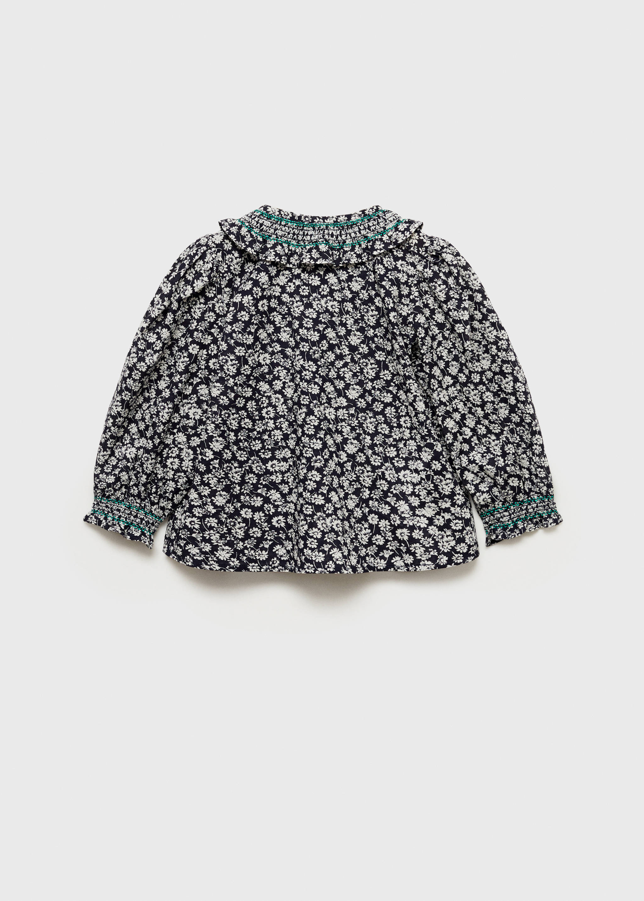 Floral print blouse - Reverse of the article