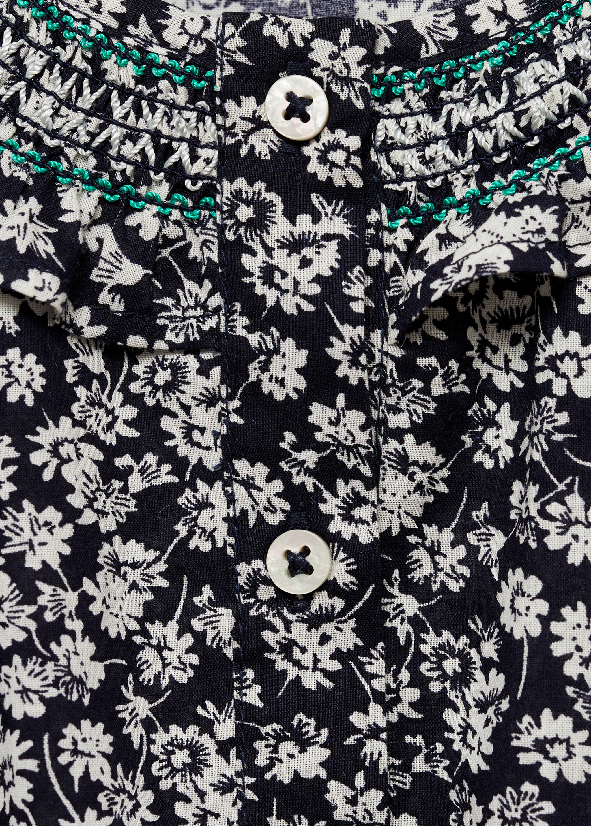 Floral print blouse - Details of the article 8