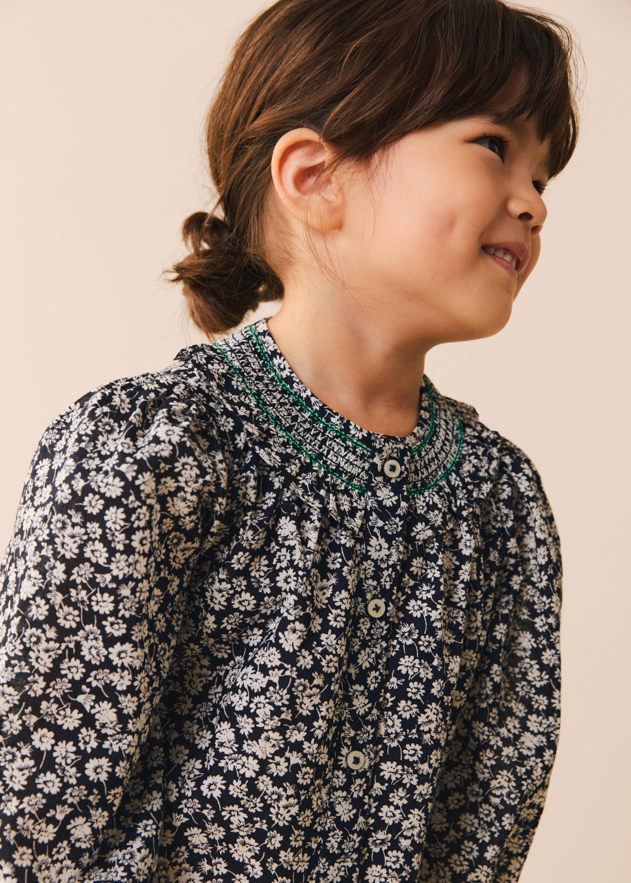 Floral print blouse - Details of the article 5