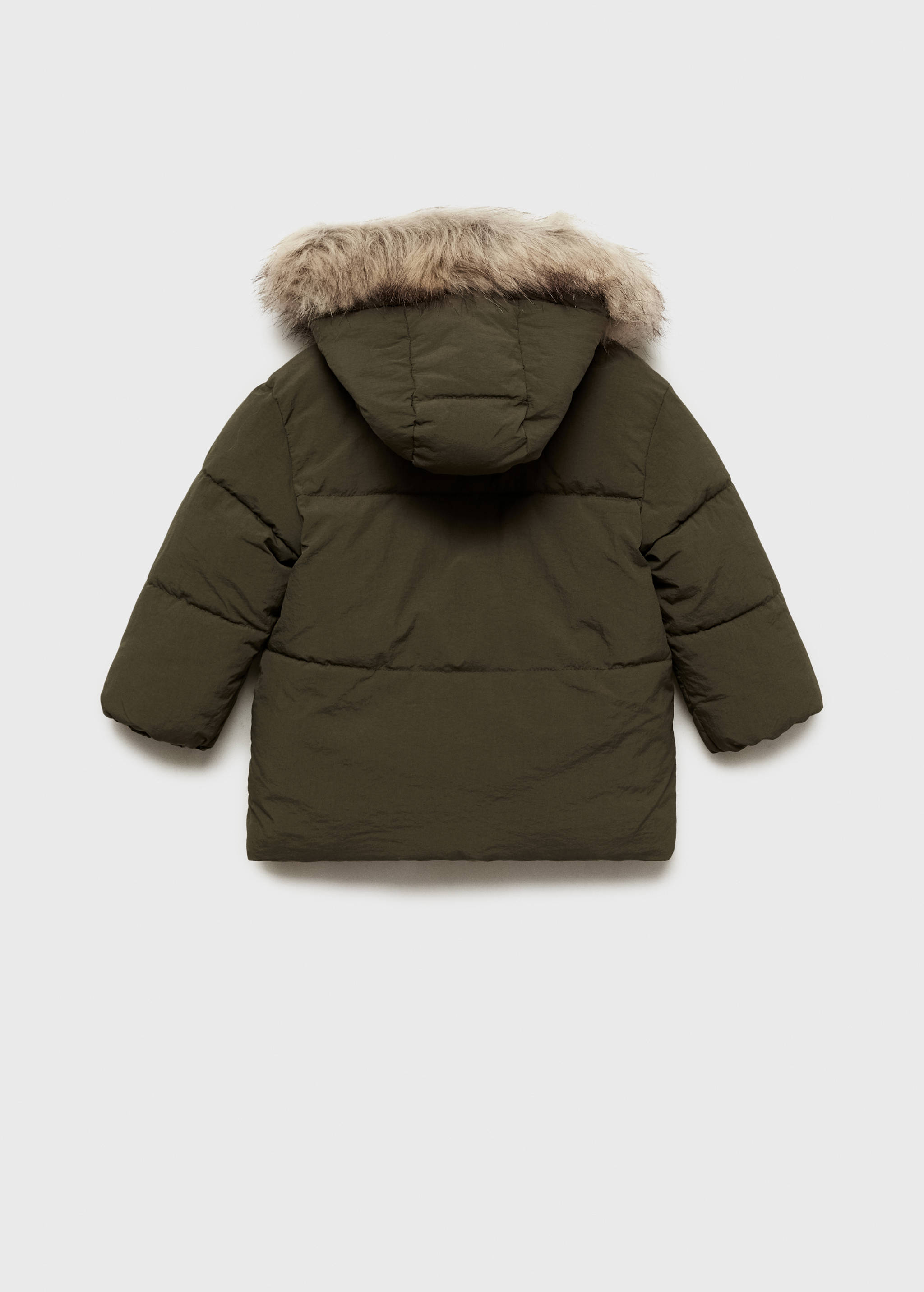 Fleece-lined quilted anorak - Reverse of the article