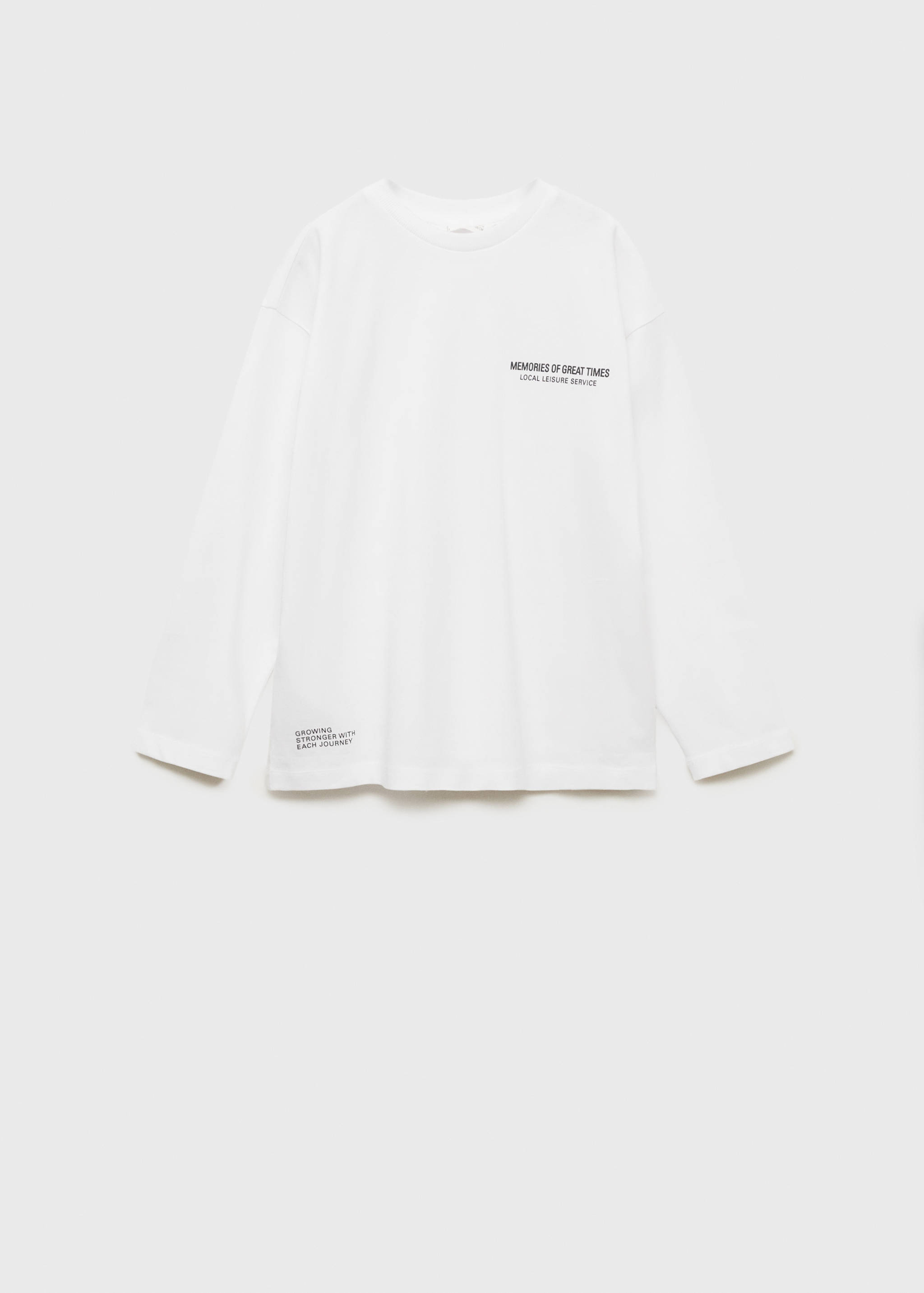 Koszulka z długiem rękawem i nadrukiem - Artykuł bez modela/modelki