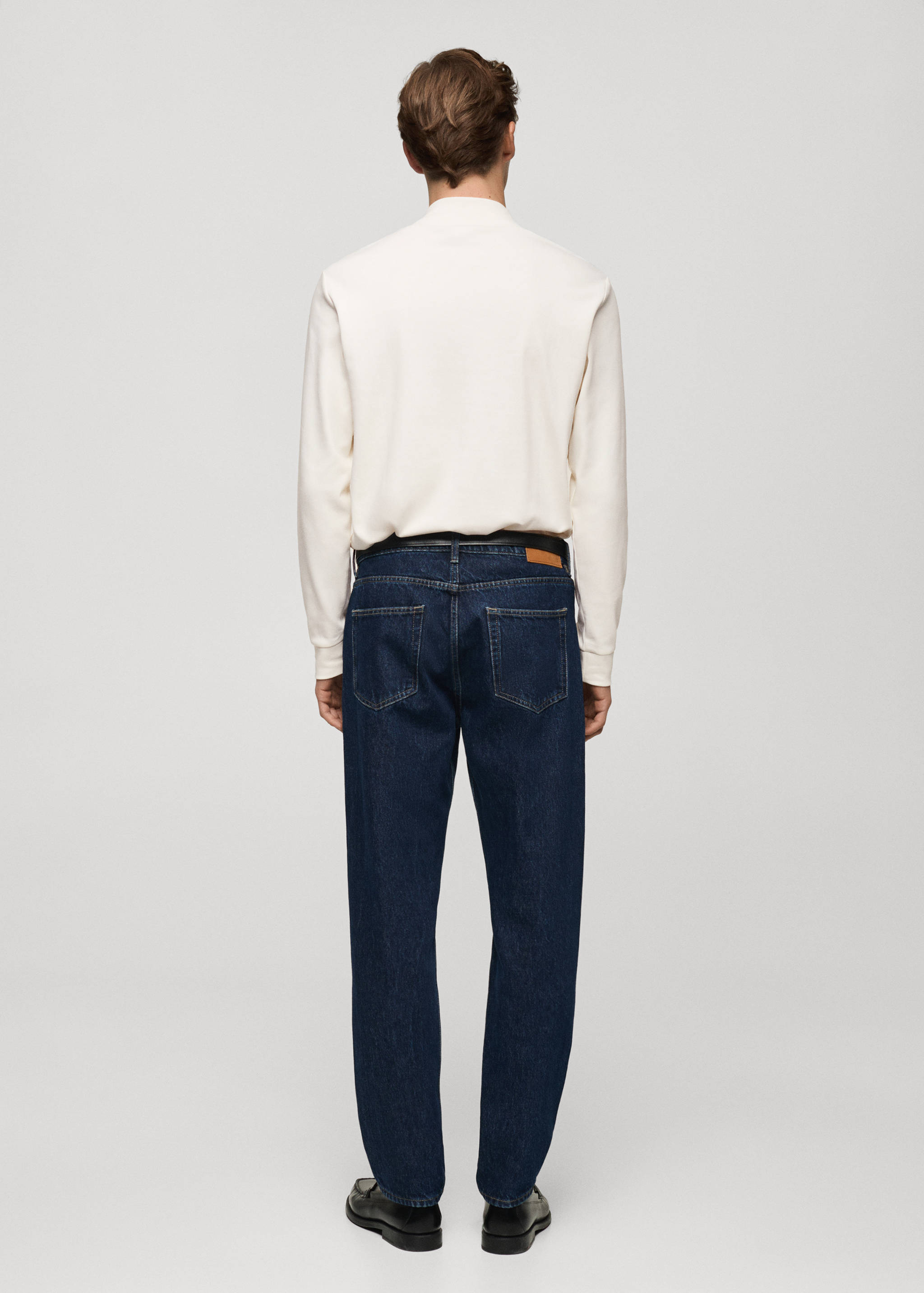 T-shirt coton col montant - Verso de l’article