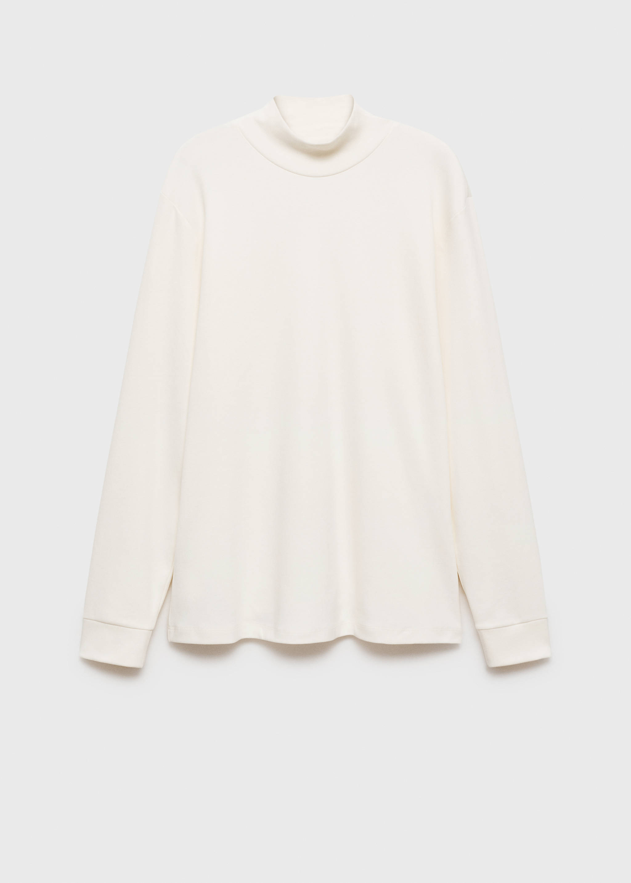 T-shirt coton col montant - Article sans modèle