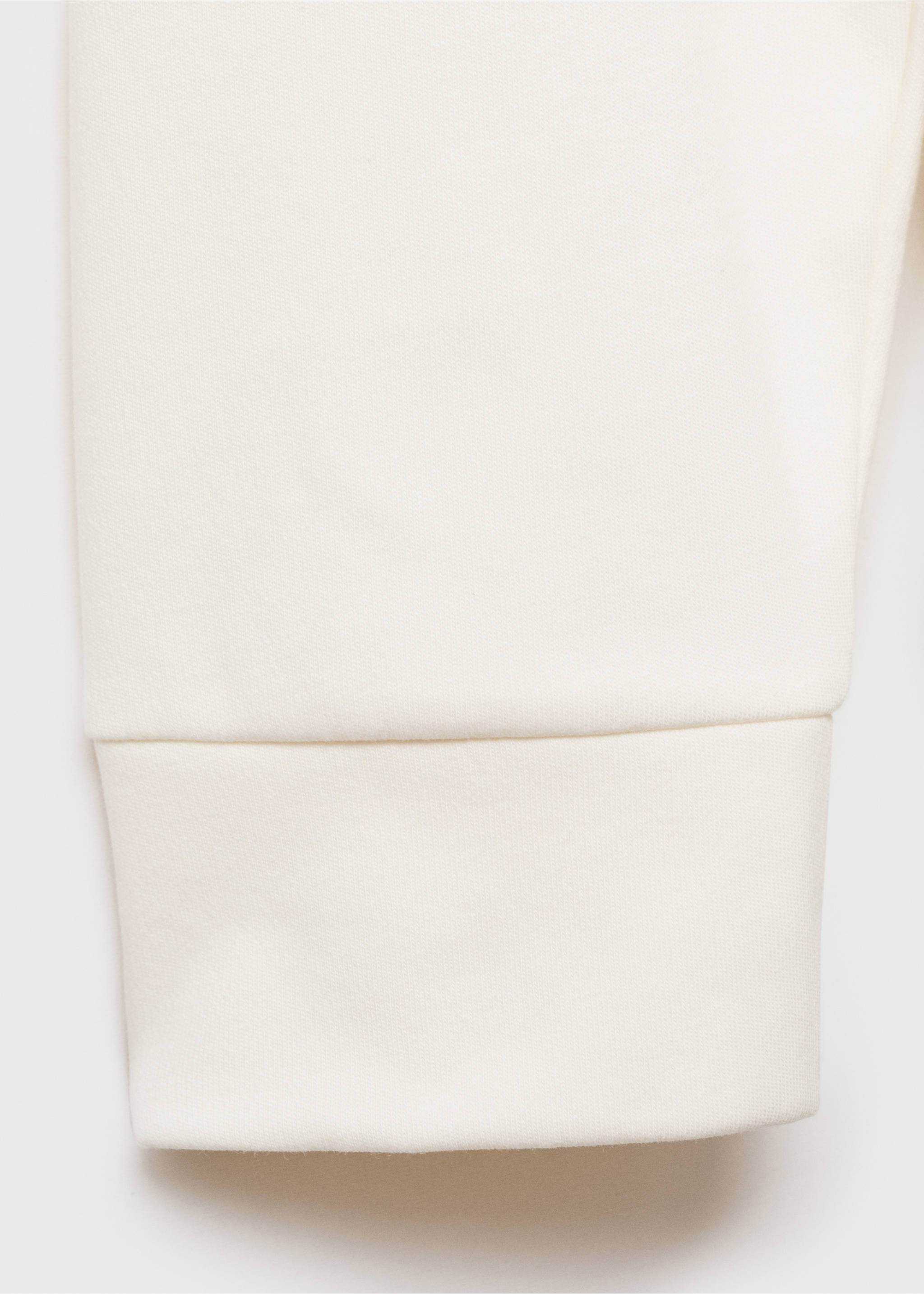 Camiseta algodón cuello perkins - Detalle del artículo 0, Crudo. Ref: 77057932-00.