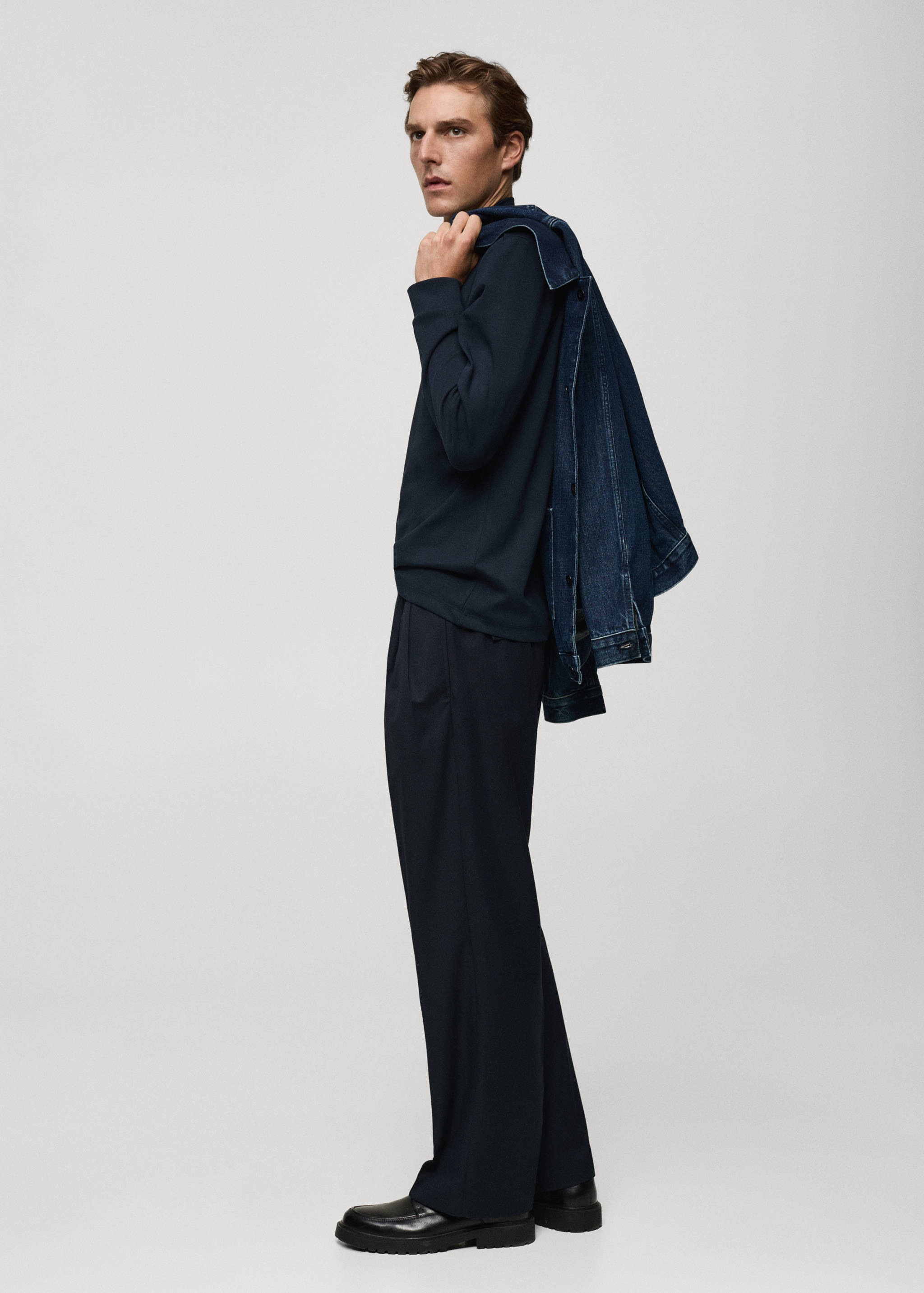 T-shirt coton col montant - Détail de l'article 2