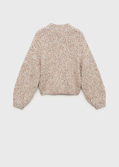Braided knitted sweater — Pink 7