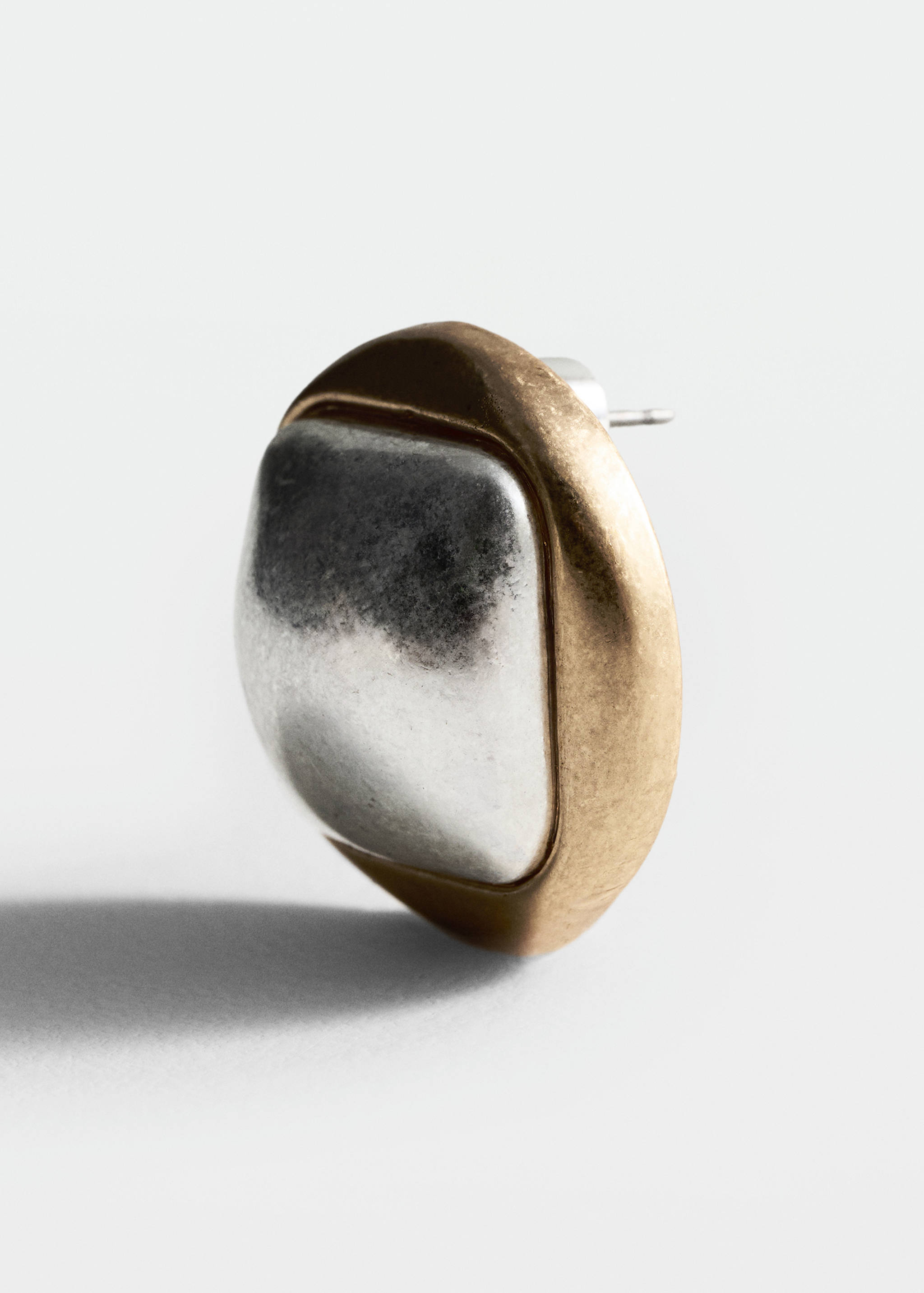 Two-tone earrings - Medium plane