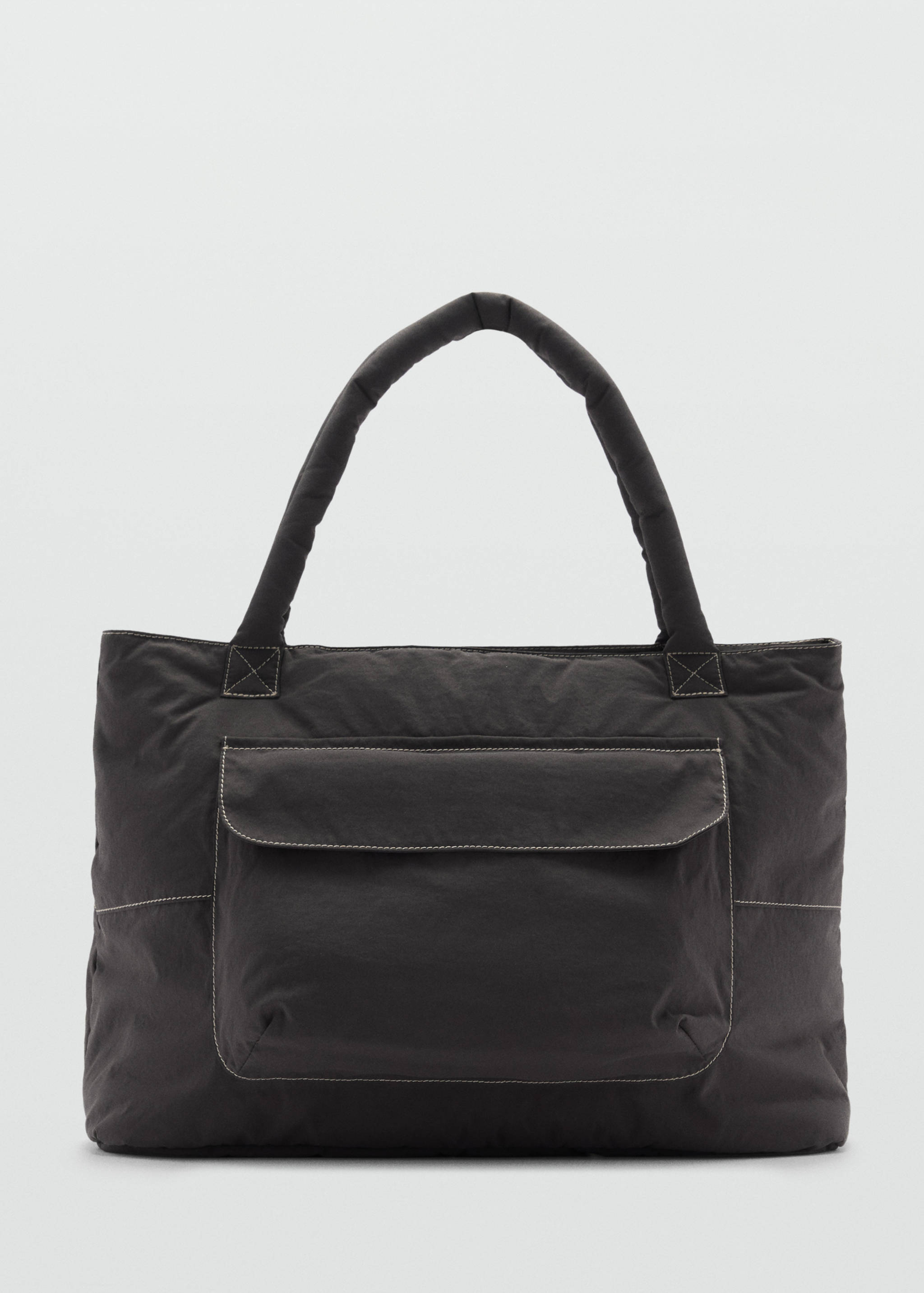 Quilted shopper bag - Article without model