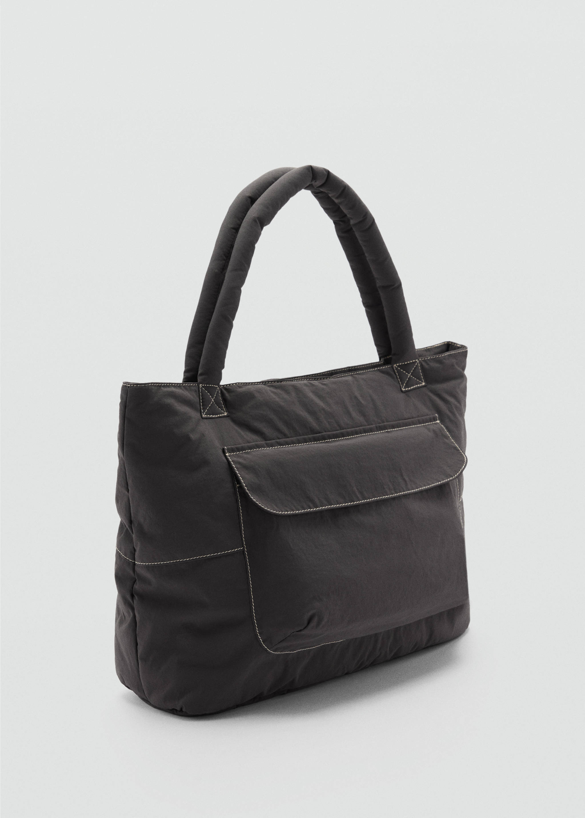 Quilted shopper bag - Medium plane