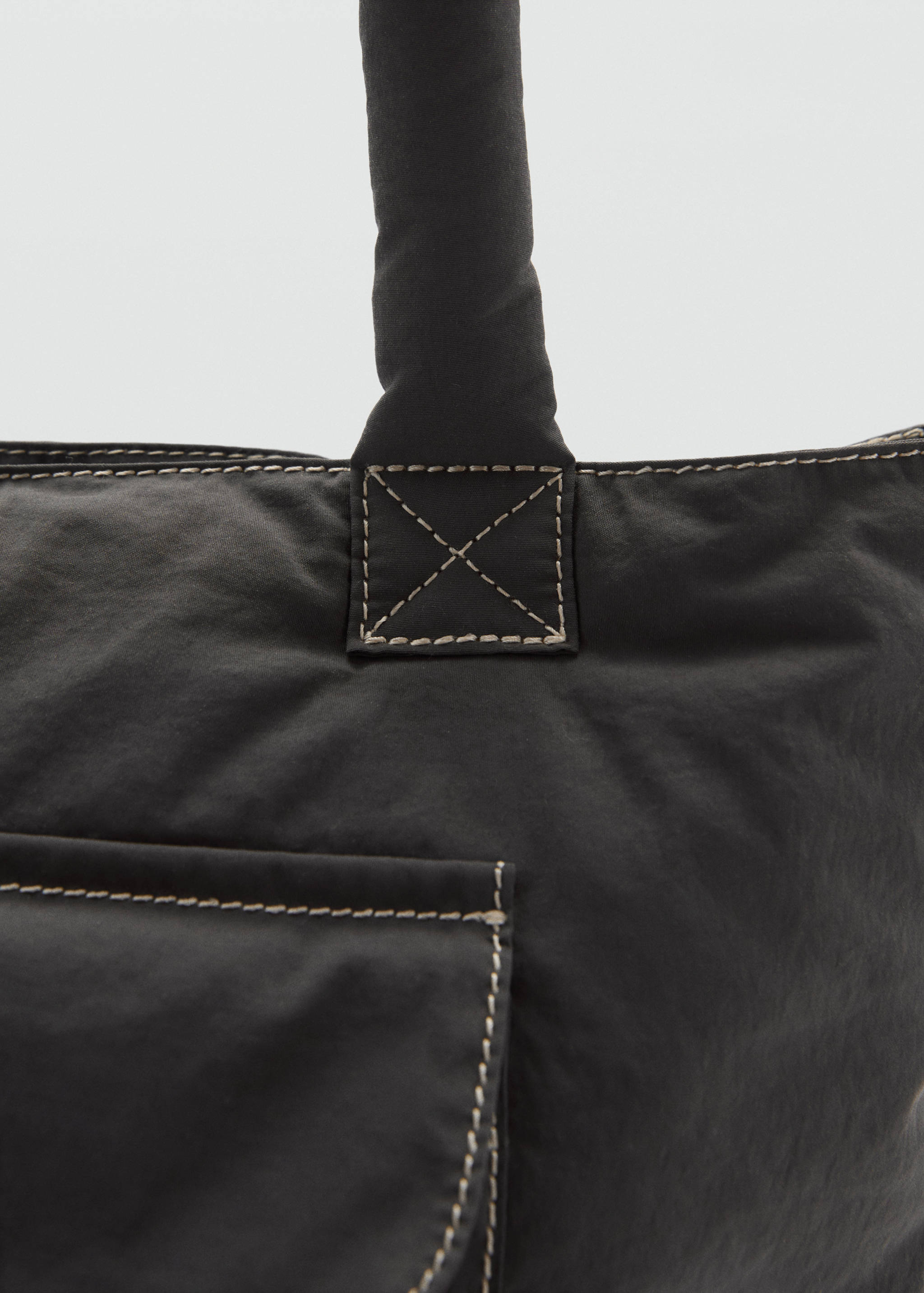 Quilted shopper bag - Details of the article 1