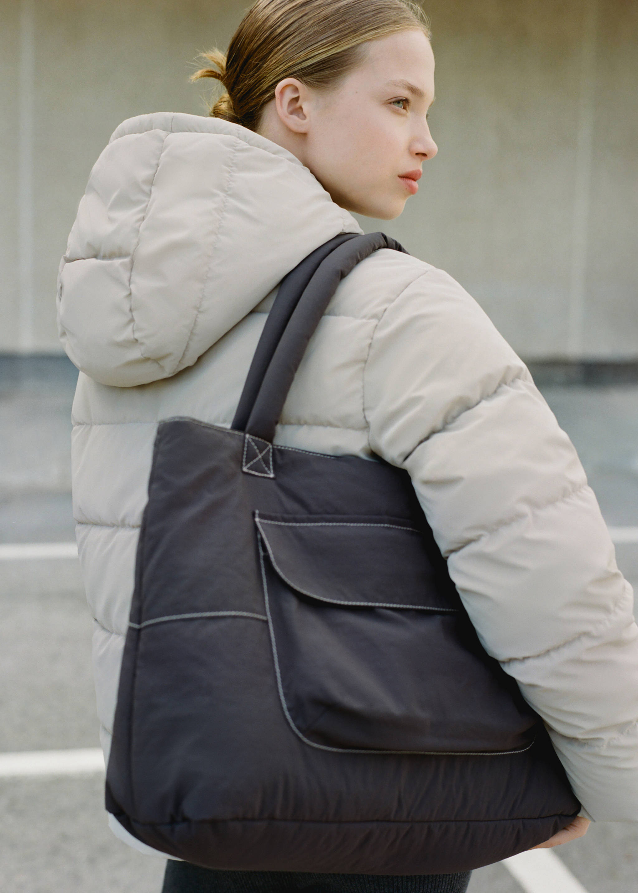 Quilted shopper bag - Details of the article 5