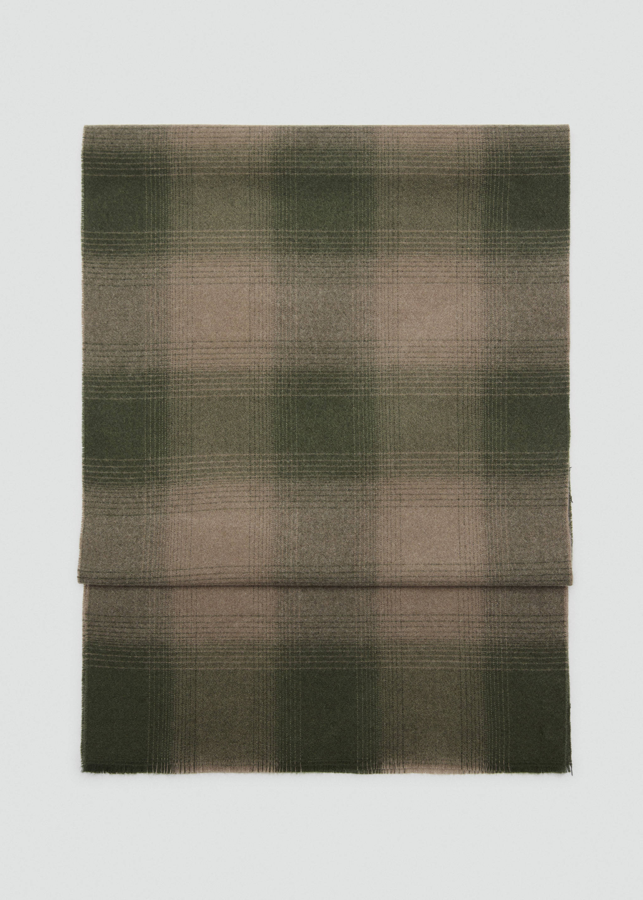 Flannel check scarf - Article without model