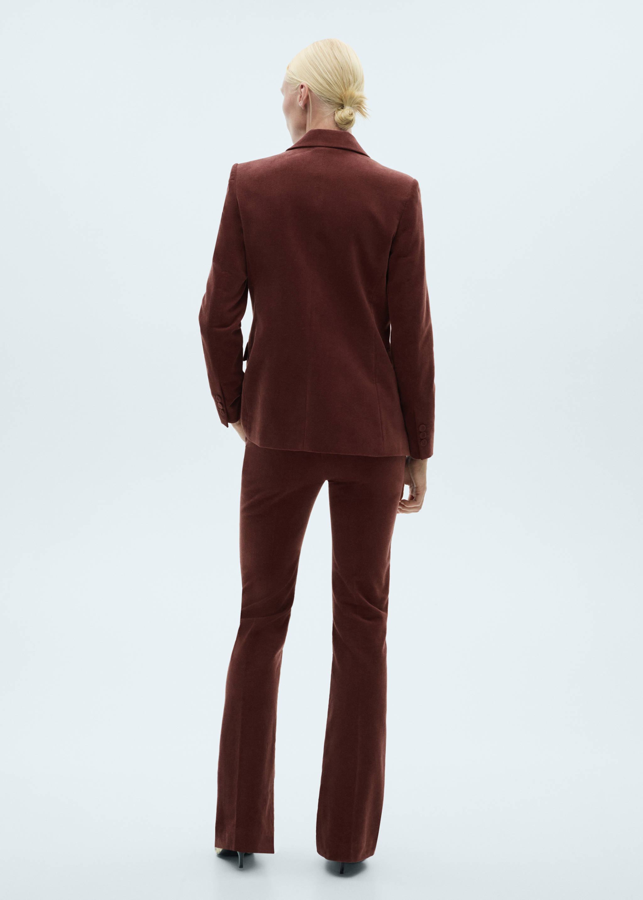 Velvet suit jacket - Reverse of the article