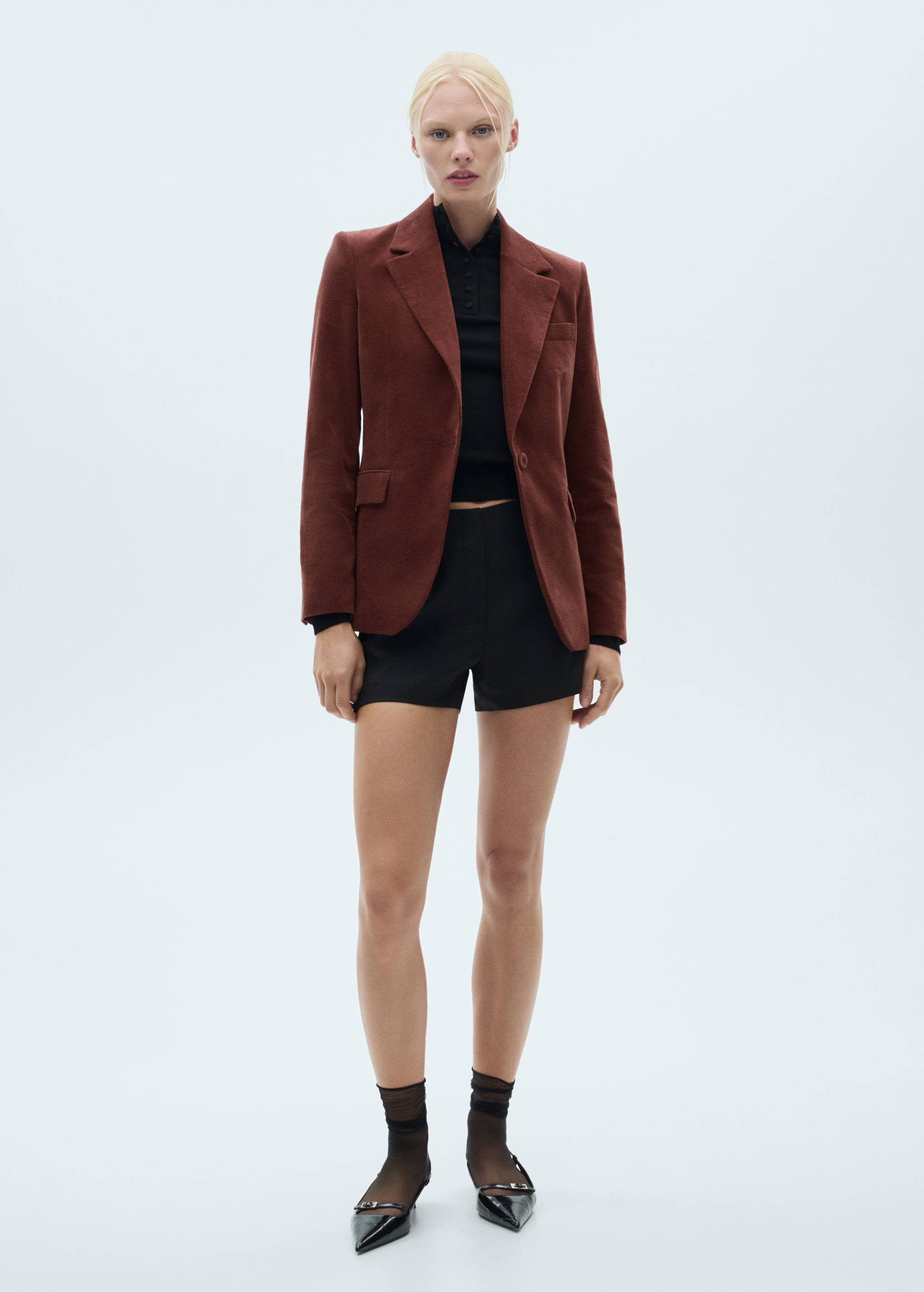 Velvet suit jacket - Details of the article 2