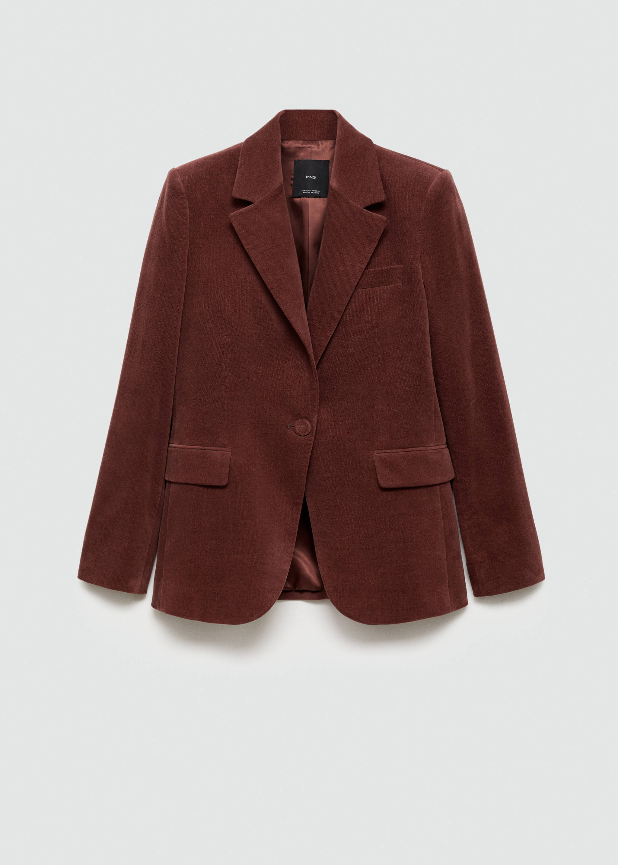 Blazer traje terciopelo - Artículo sin modelo