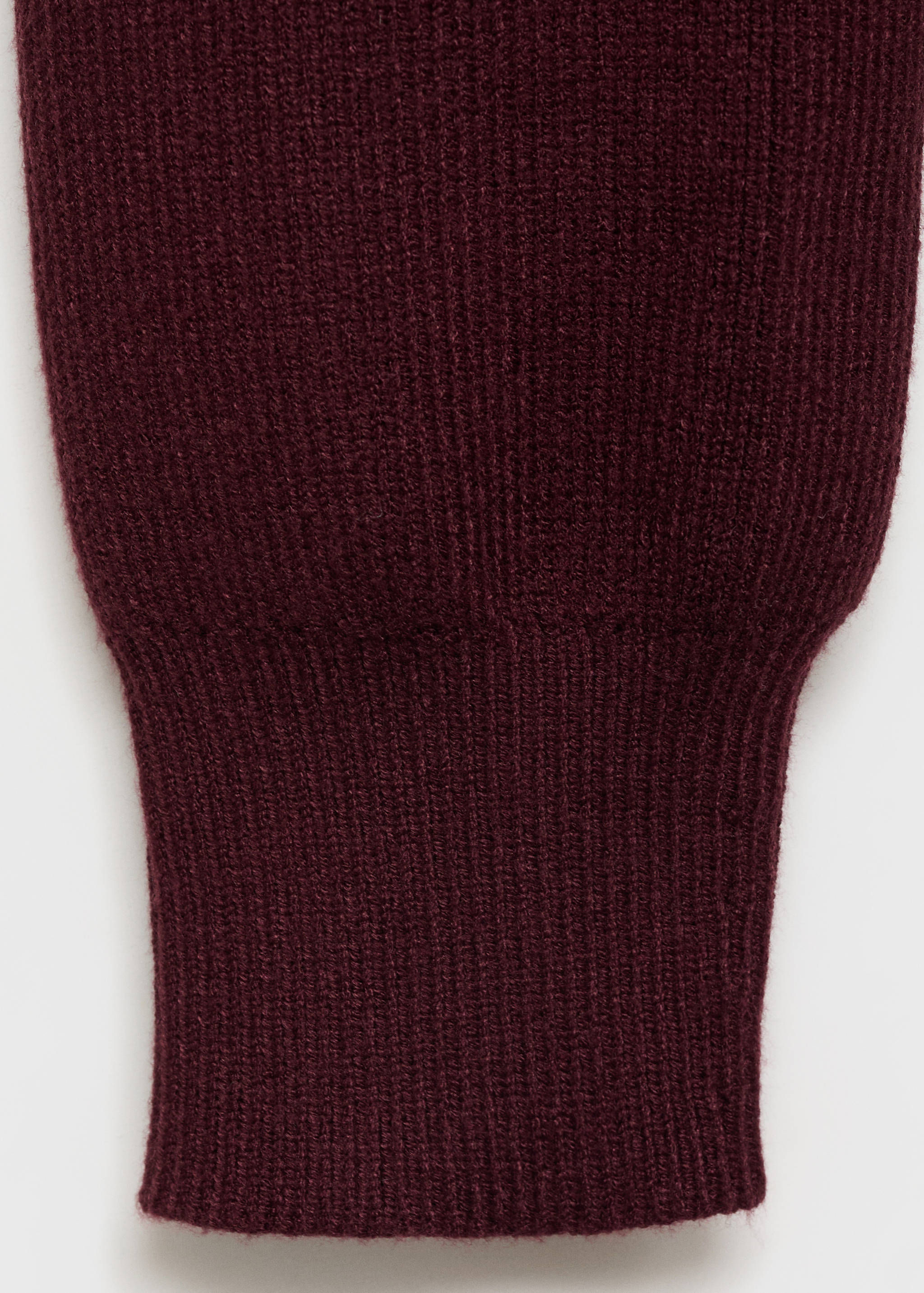 圆领罗纹毛衣 - null