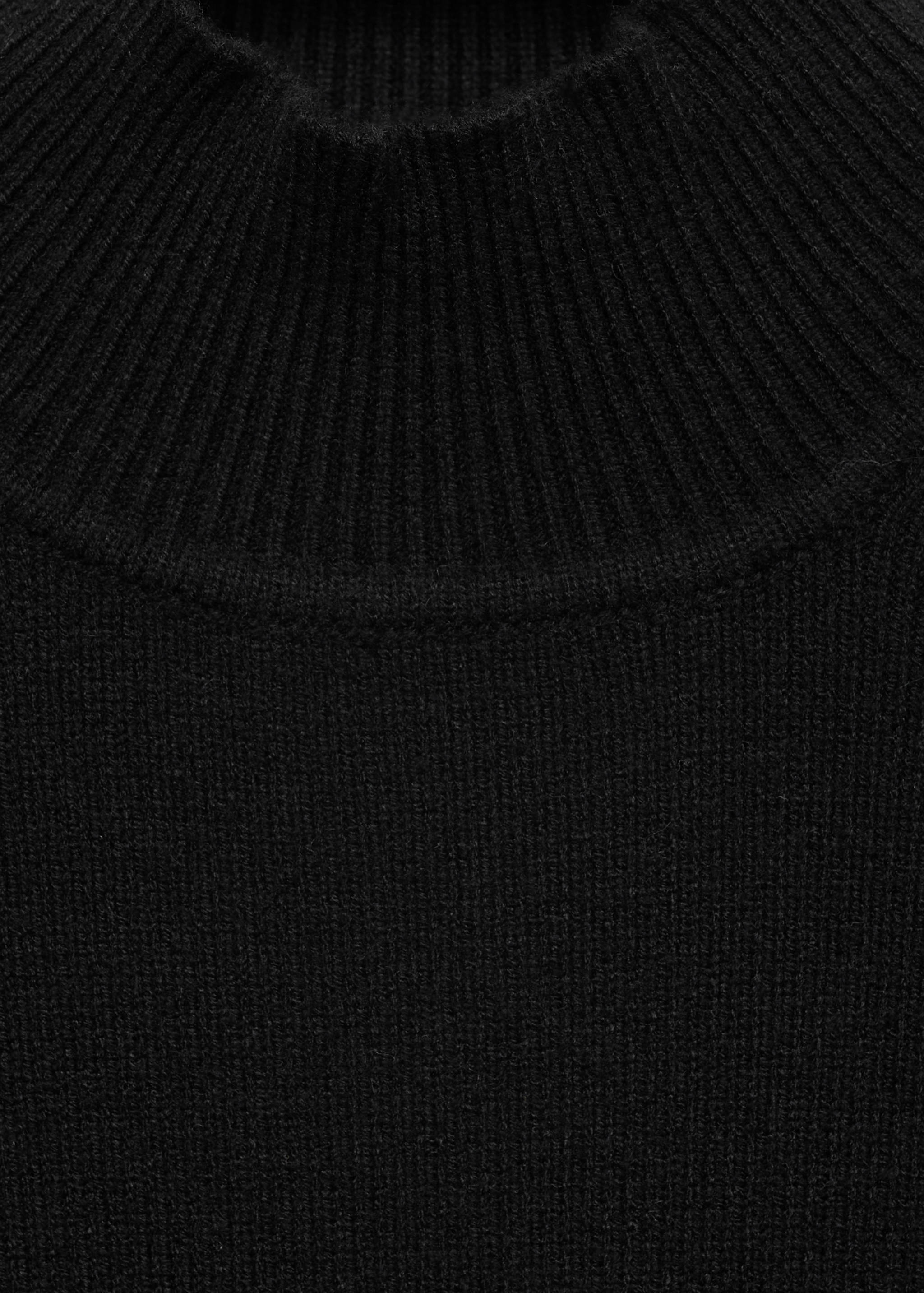 Pull-over maille côtelée col rond - Détail de l'article 8