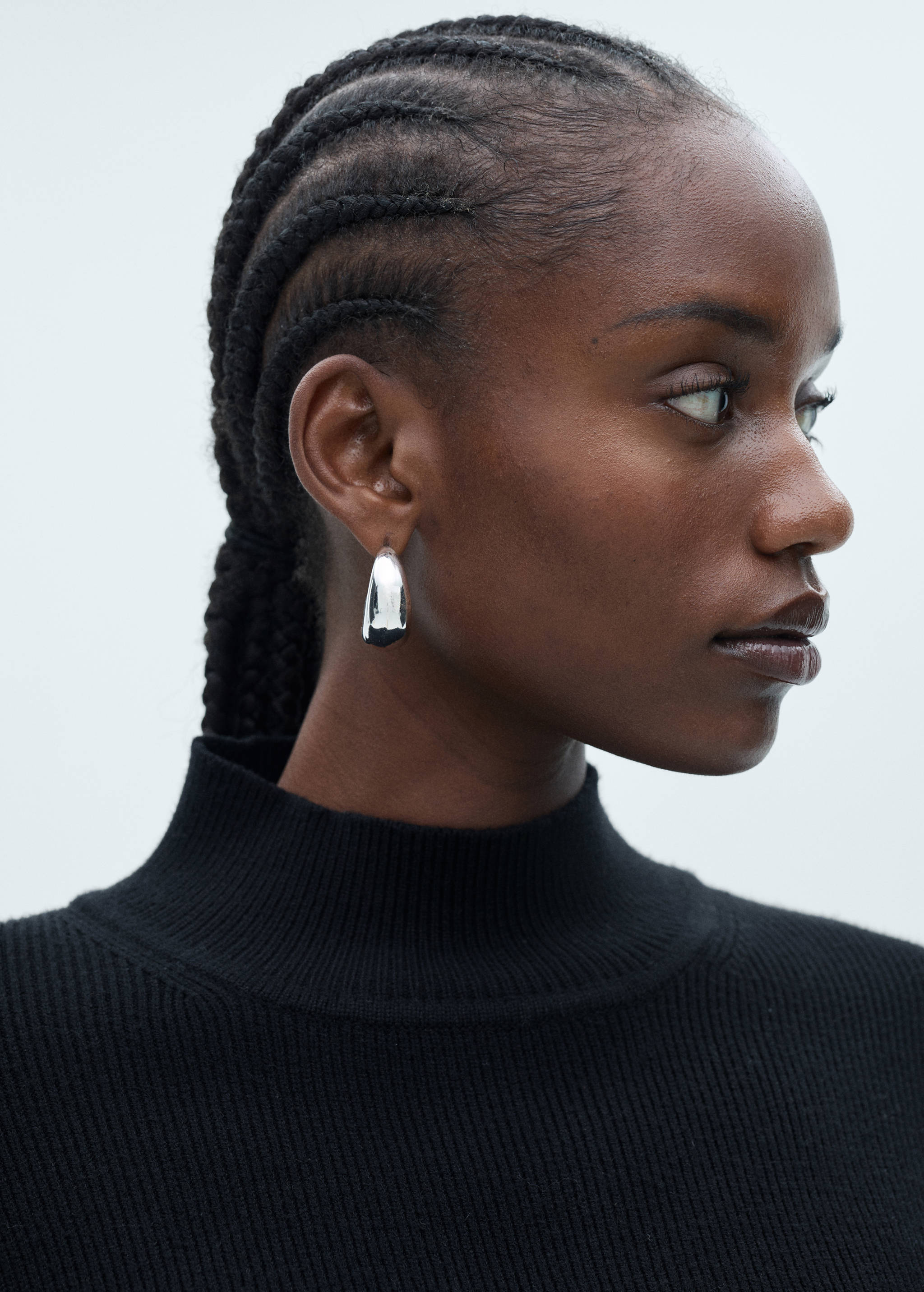 Pull-over maille côtelée col rond - Détail de l'article 4