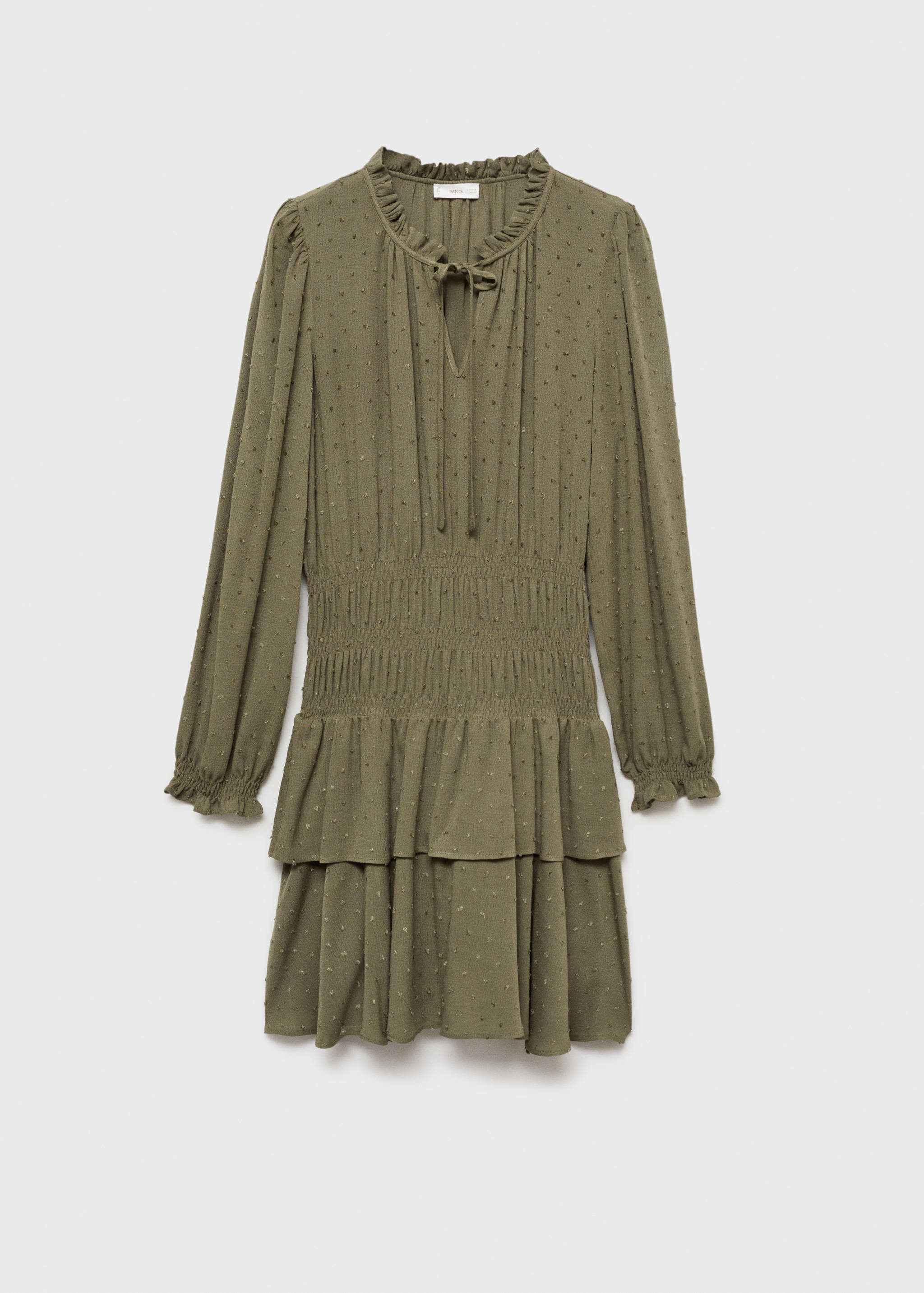 فستان مكشكش - منتج دون نموذج