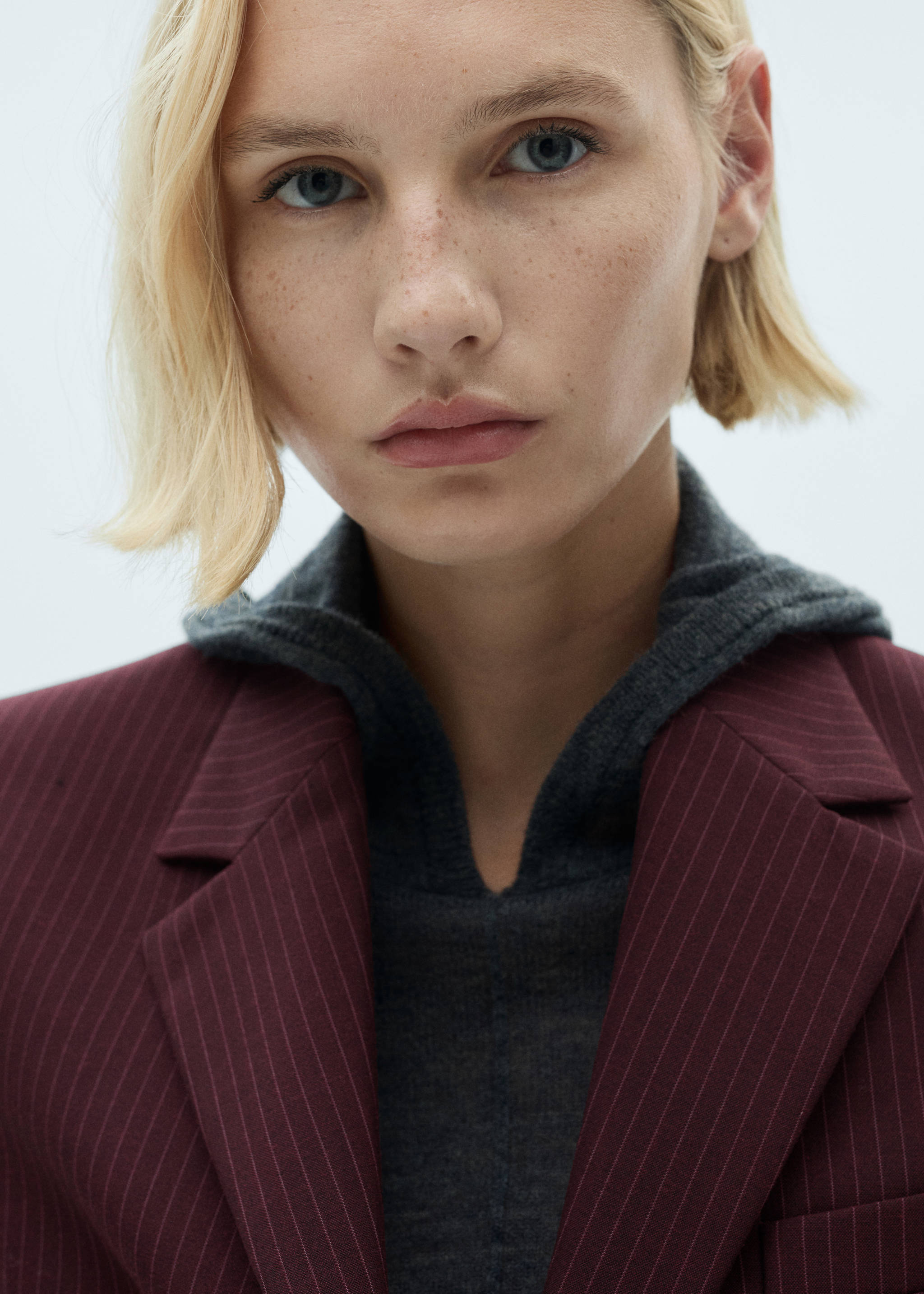 Pinstripe suit blazer - Details of the article 1