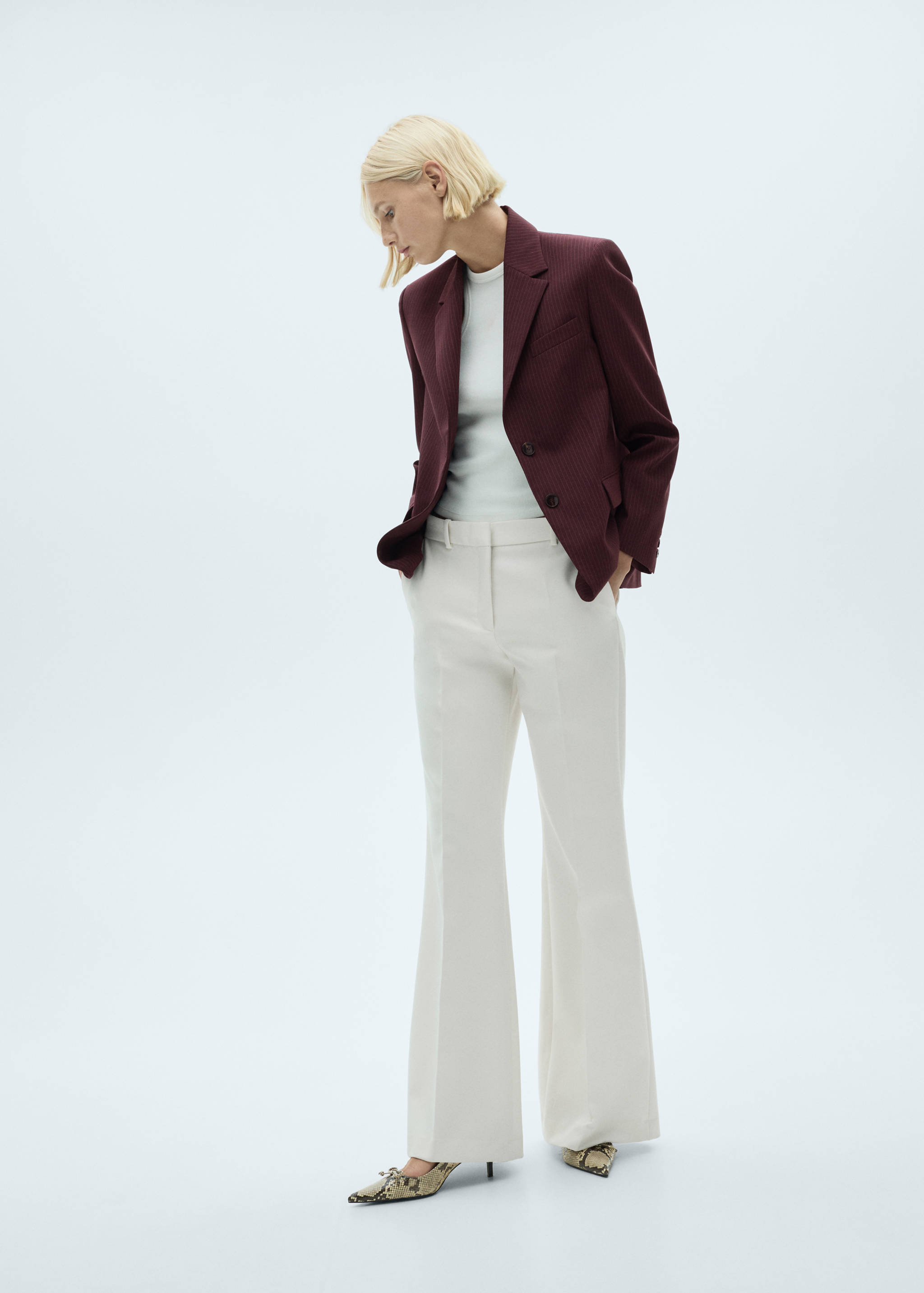 Pinstripe suit blazer - Details of the article 2