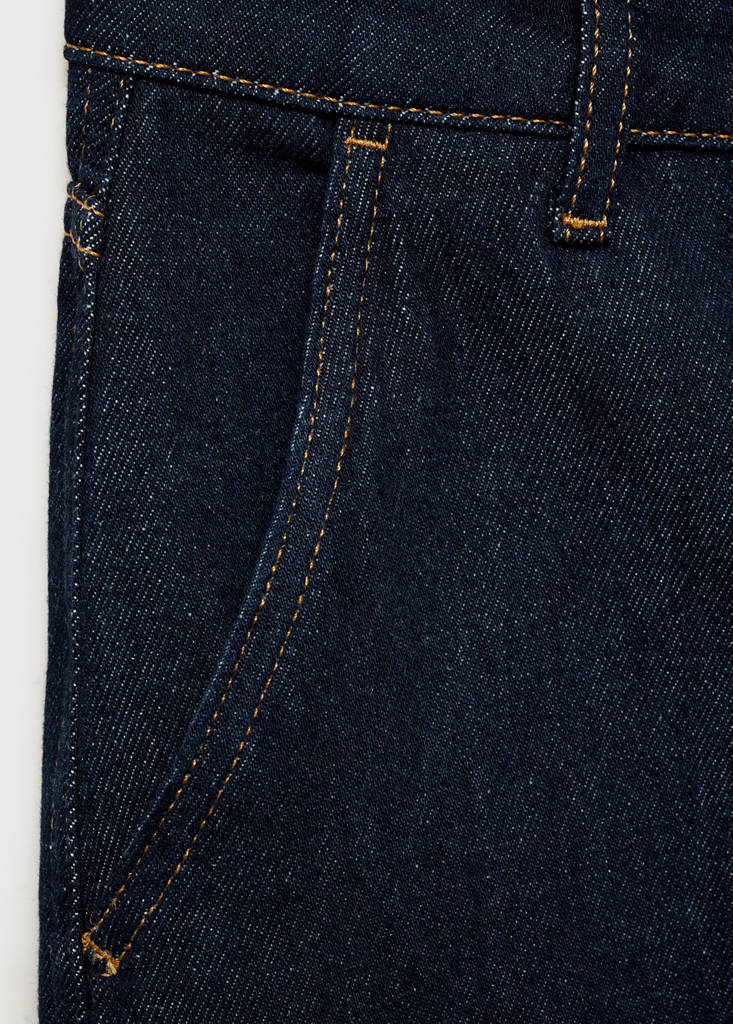 Wide leg rinse-wash jeans — Open Blue