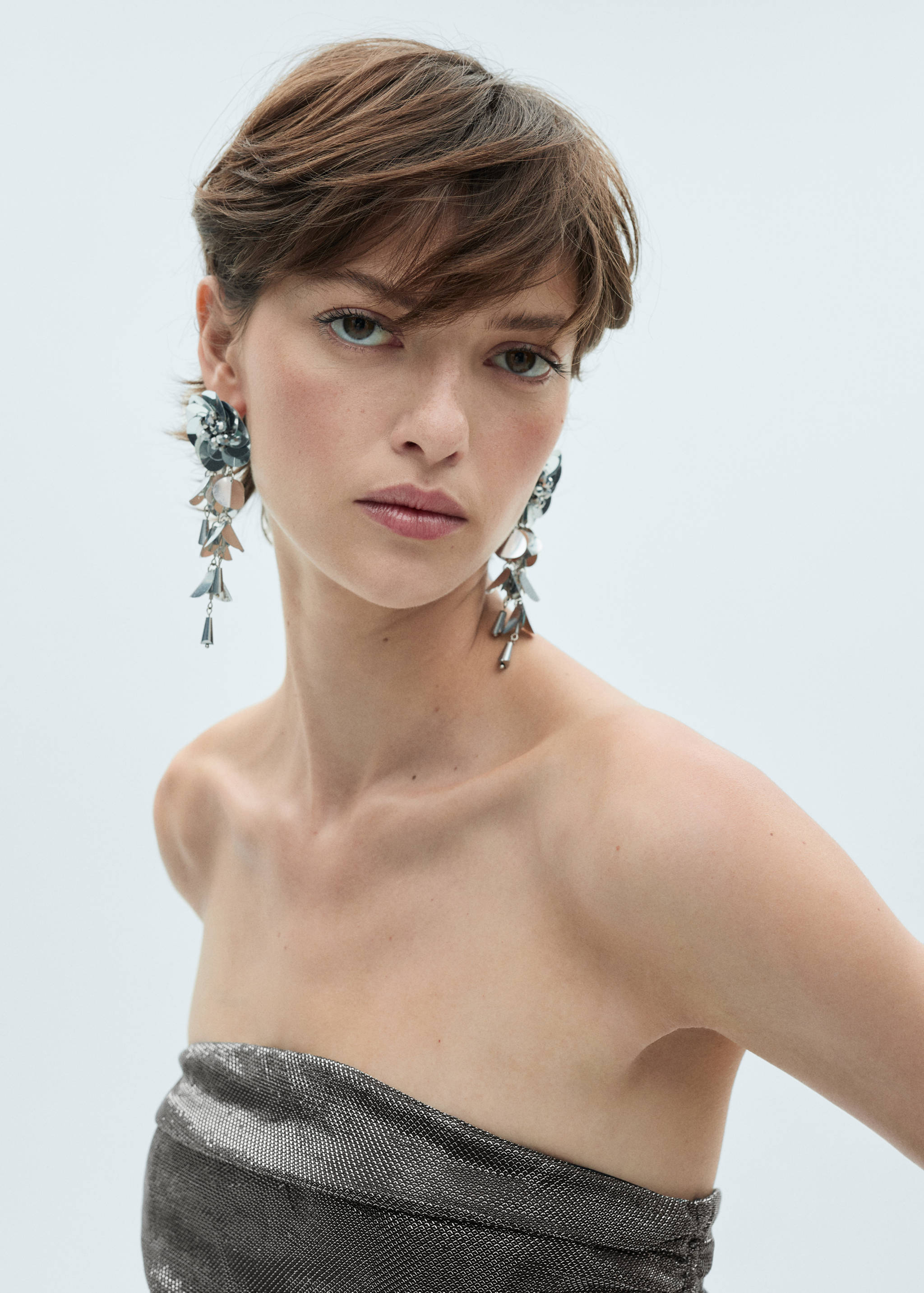 Balloon skirt tube dress - Details of the article 1