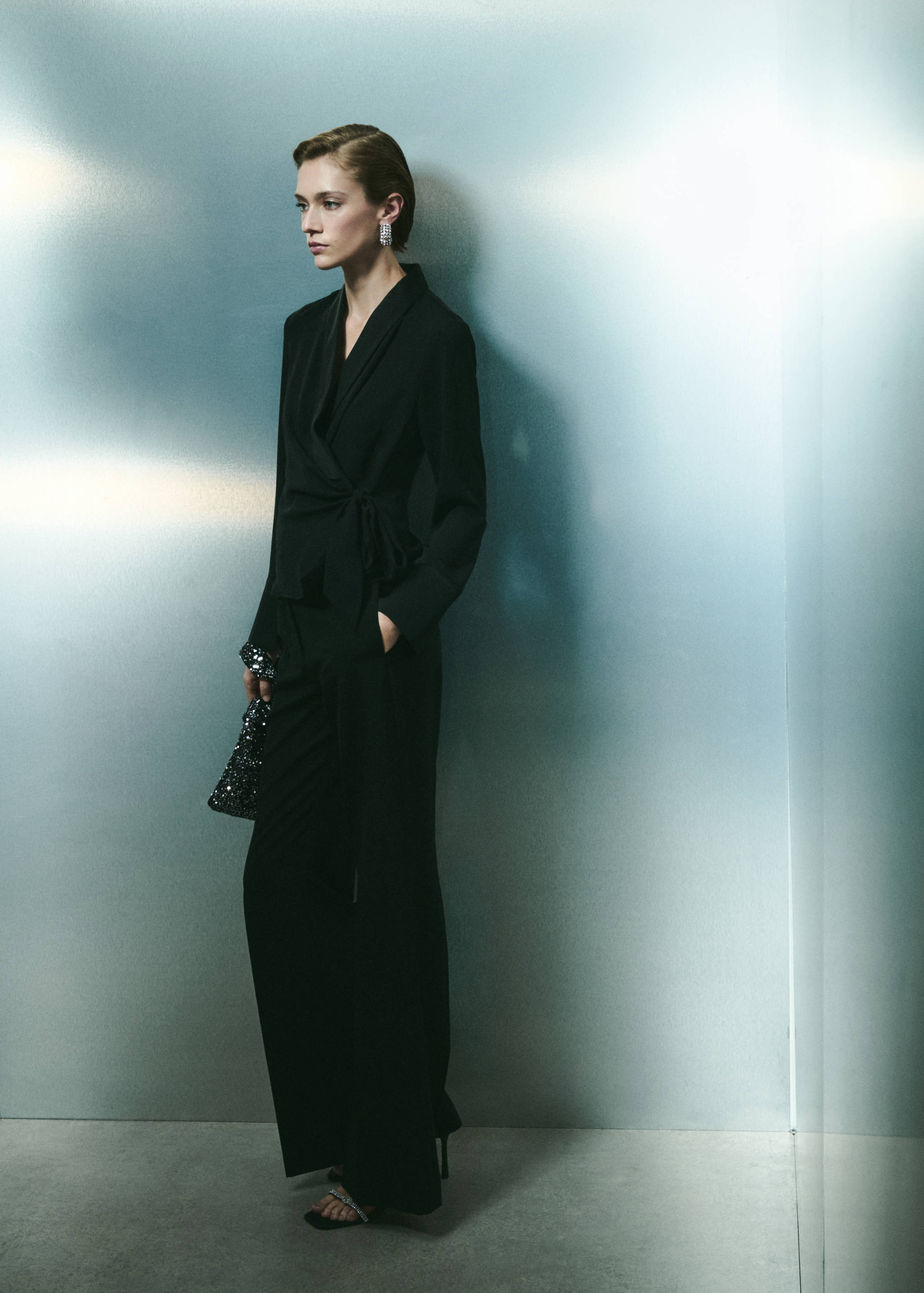 Blusa satinada lazo - Detalle del artículo 2