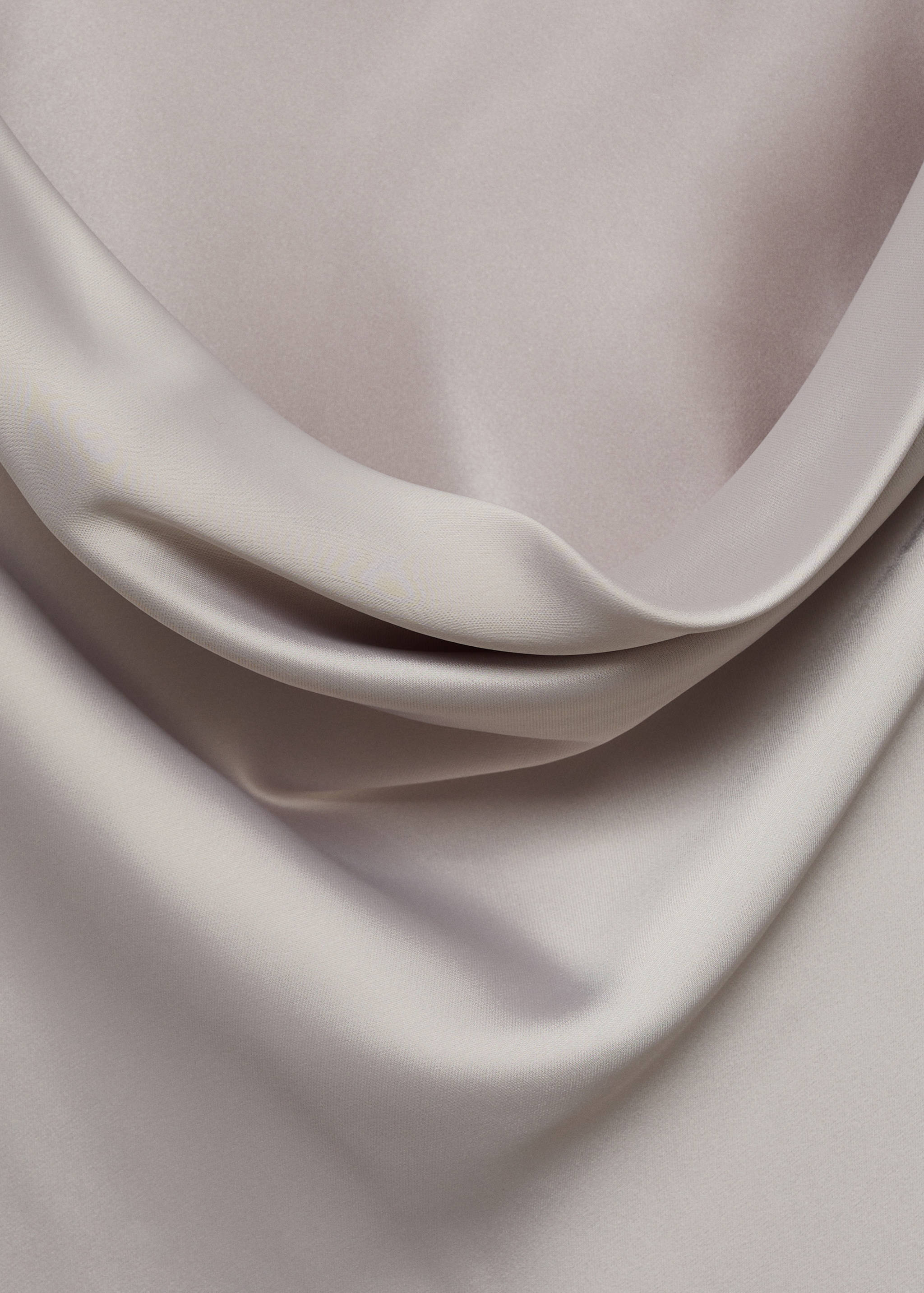 Robe satin col bénitier - Détail de l'article 8