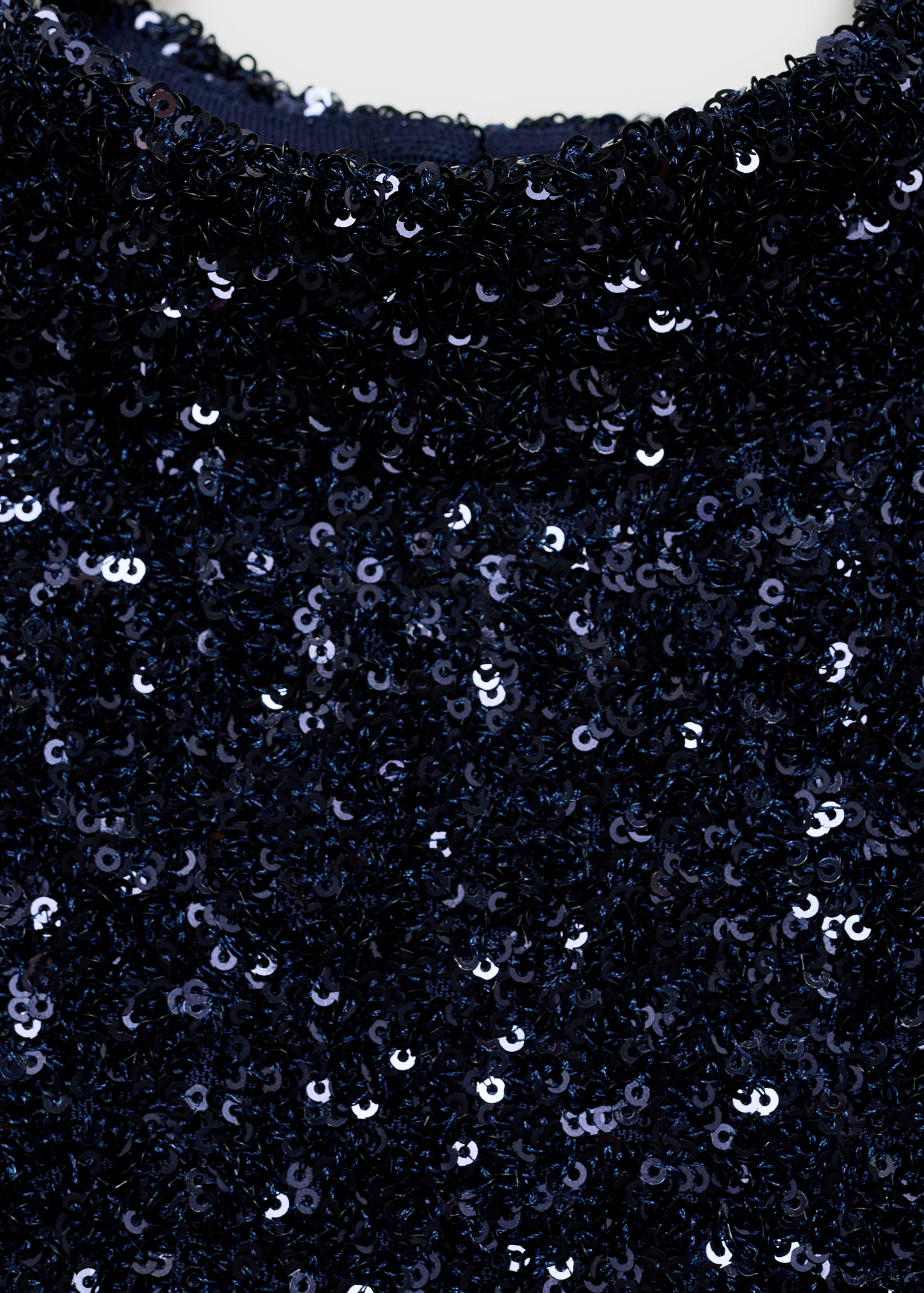 Short-sleeved sequin dress - Details of the article 8