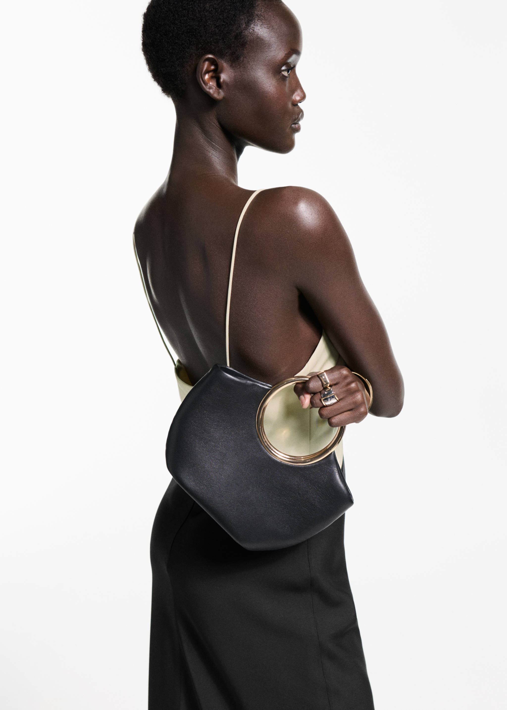 Robe style lingerie bicolore - Détail de l'article 2