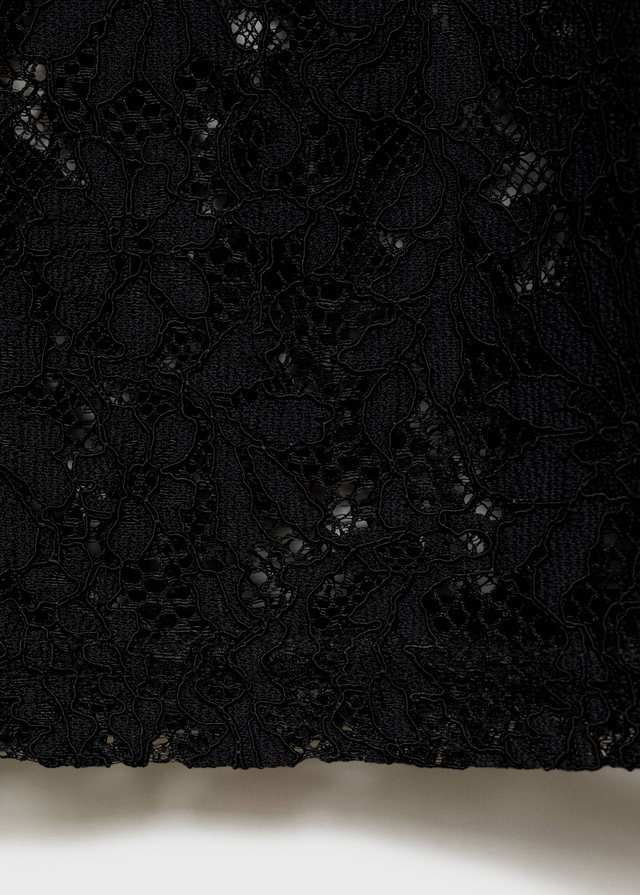 Wide leg lace trousers - Details of the article 0