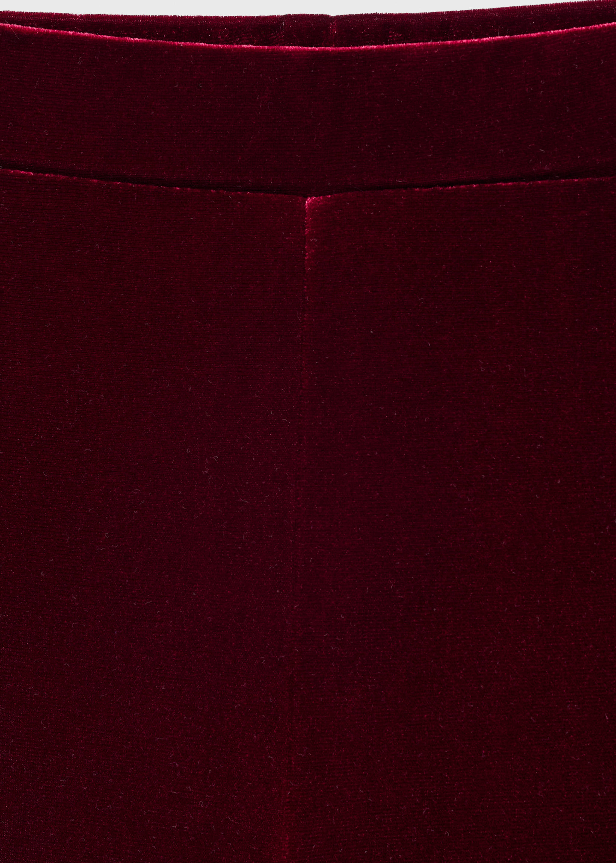 Flared velvet trousers - Details of the article 8