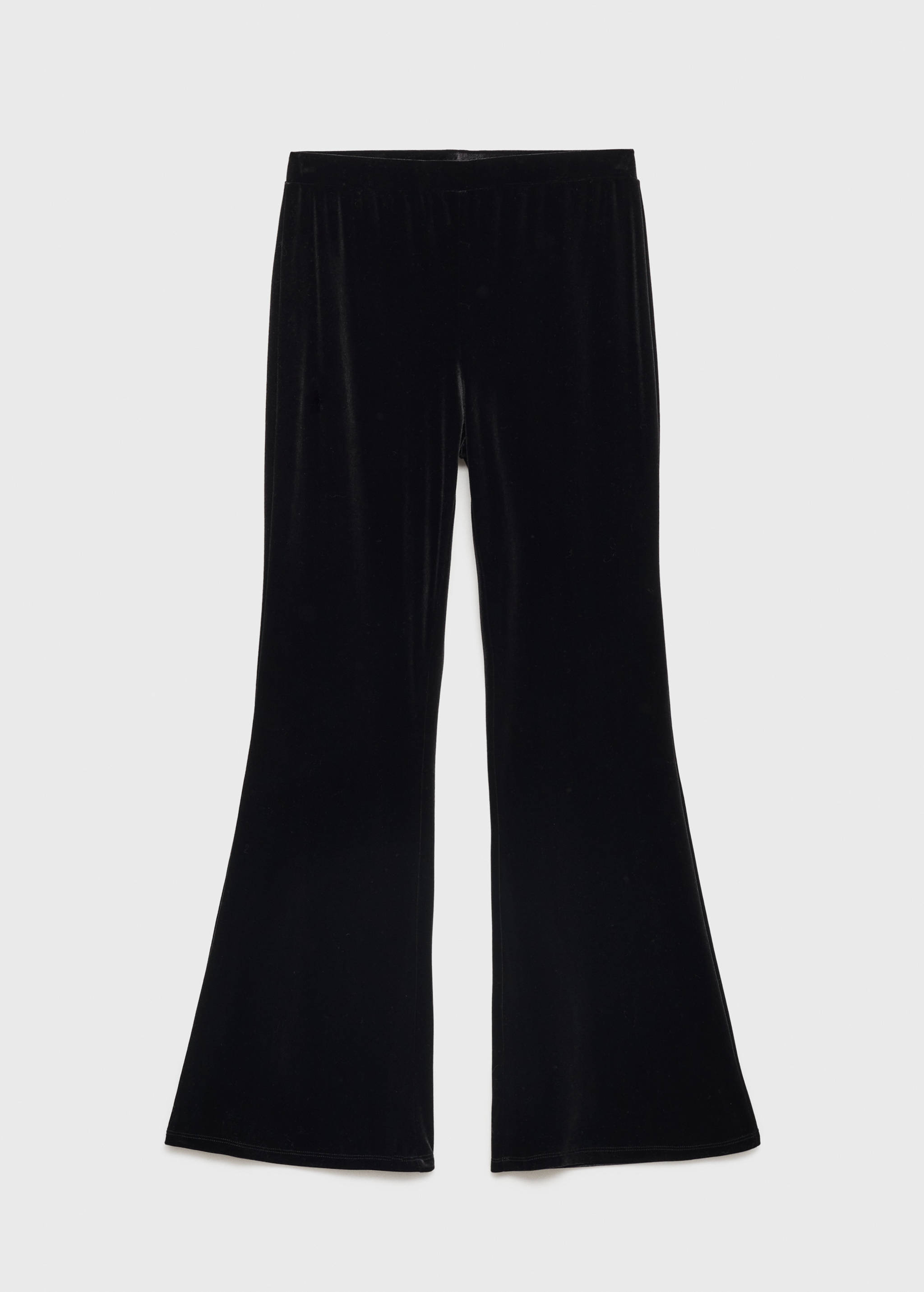 Flared velvet trousers - Article without model