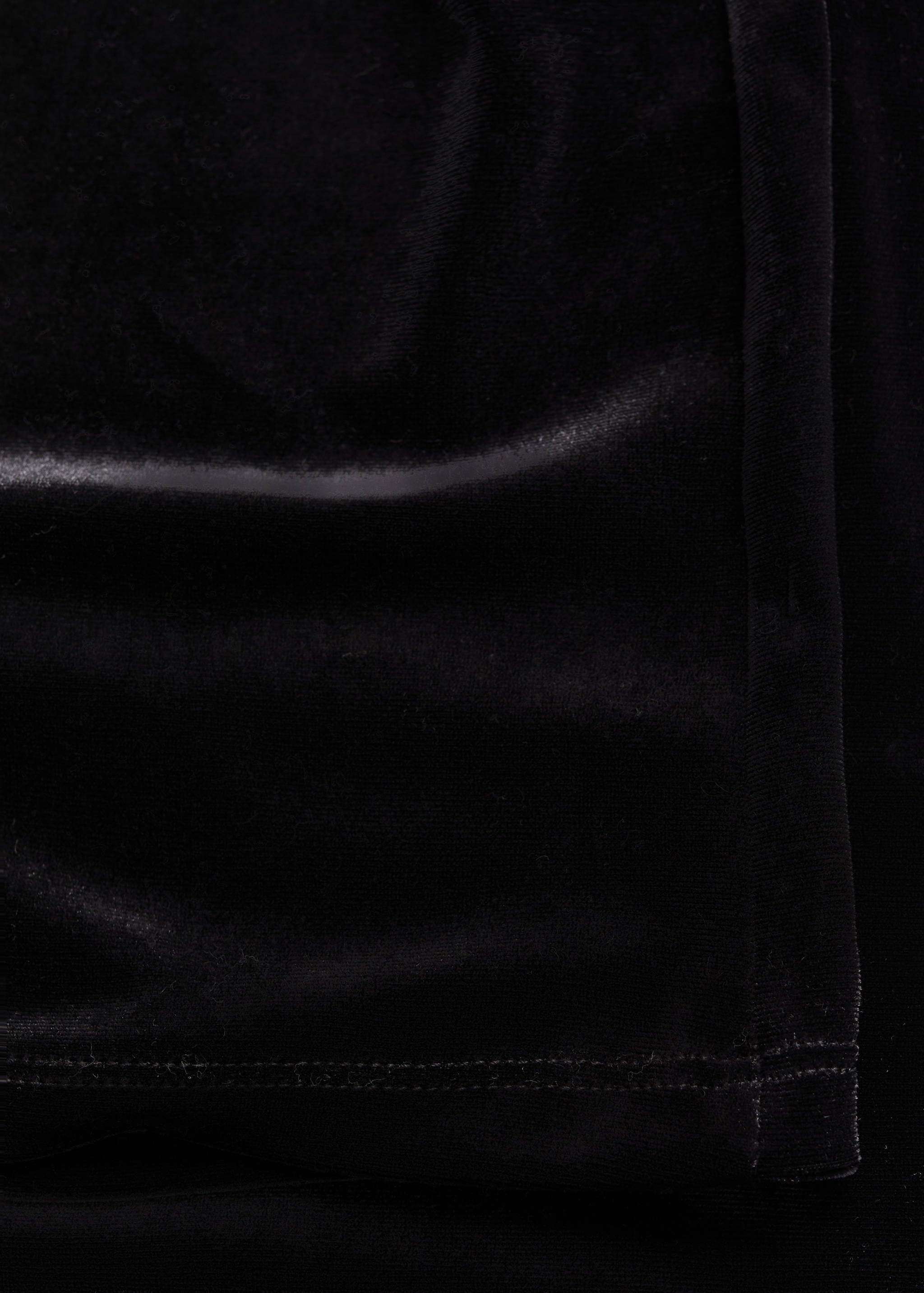 Flared velvet trousers - Details of the article 8